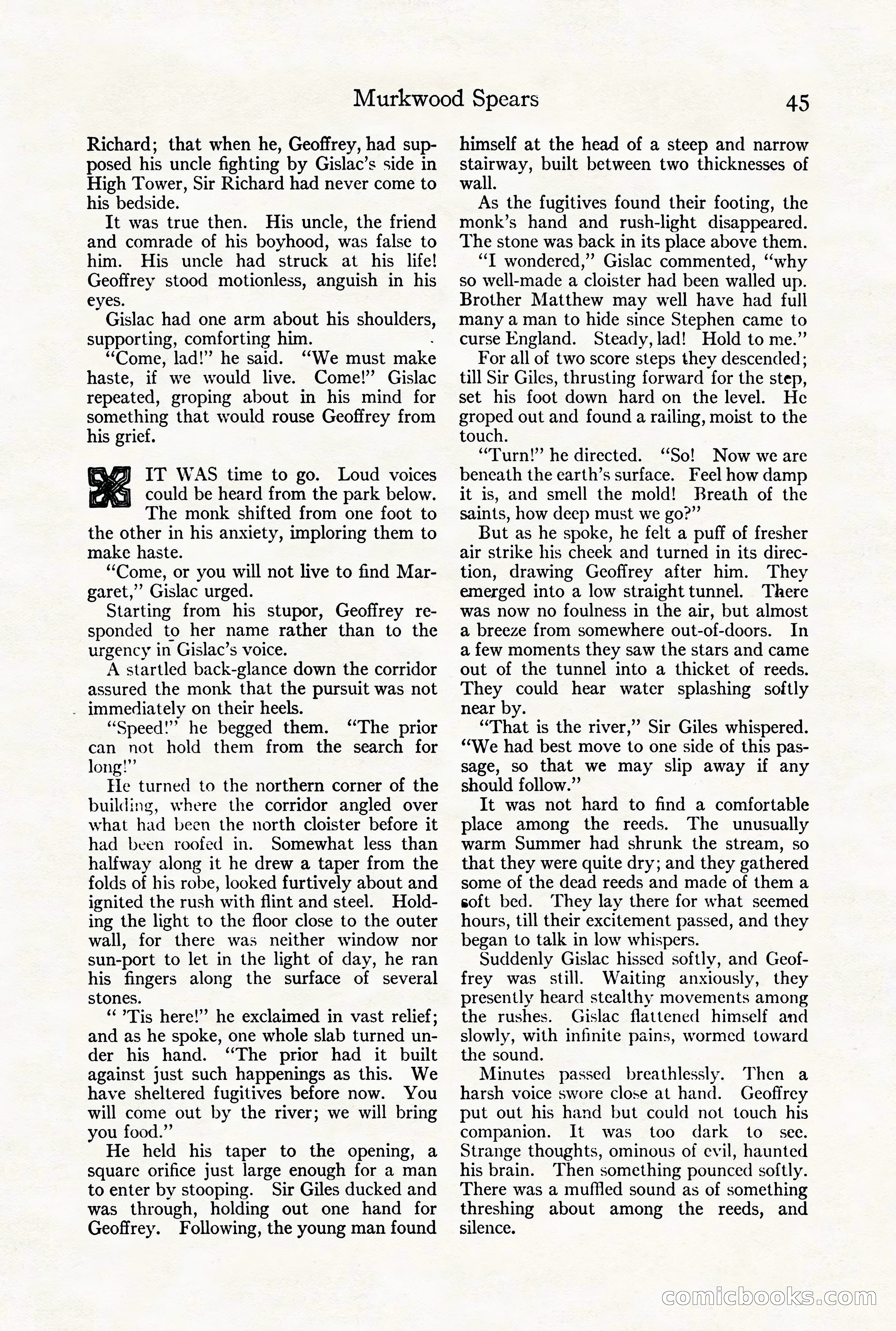 Adventure Magazine Cover, August 18, 1921 — page 51 of 200