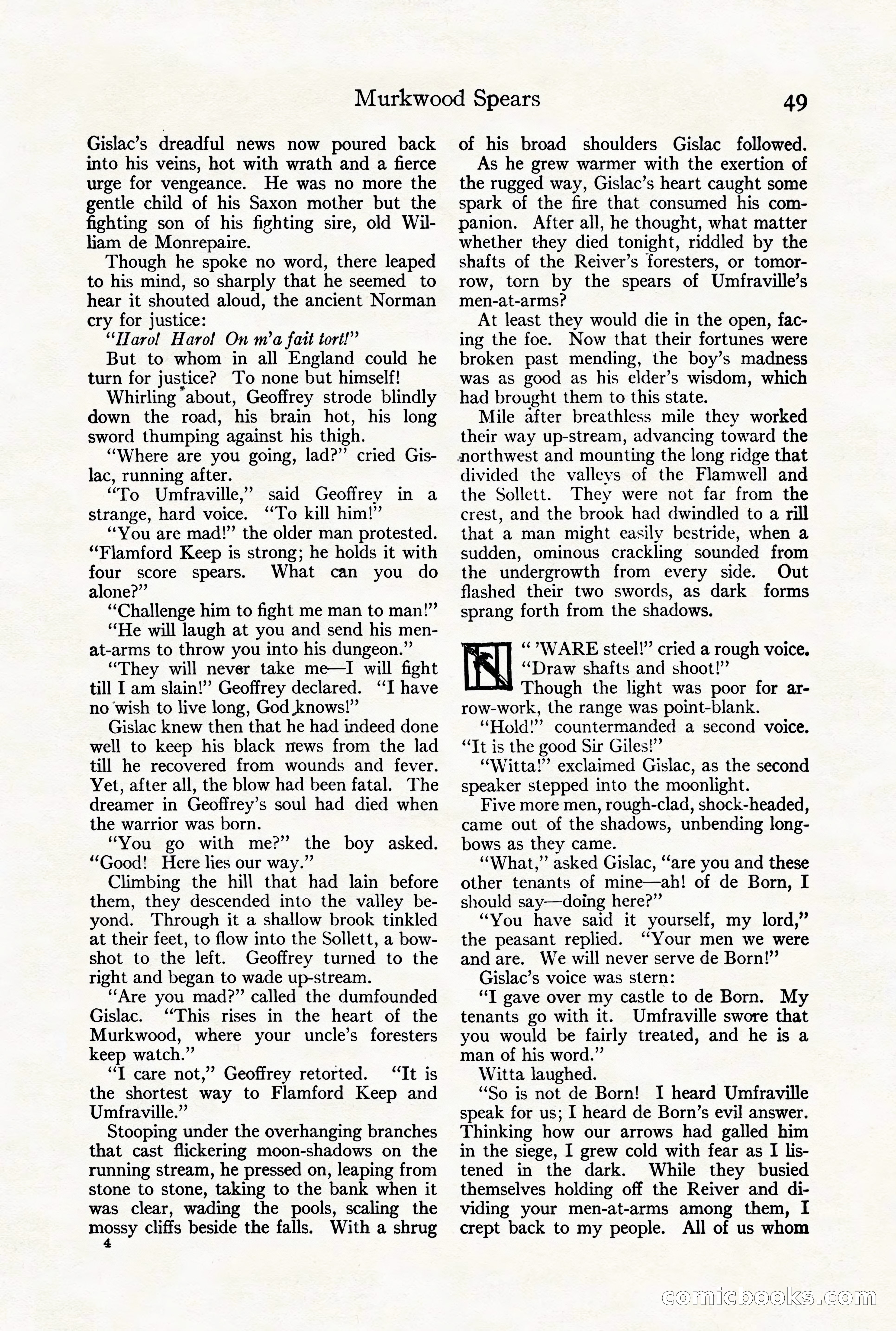 Adventure Magazine Cover, August 18, 1921 — page 55 of 200