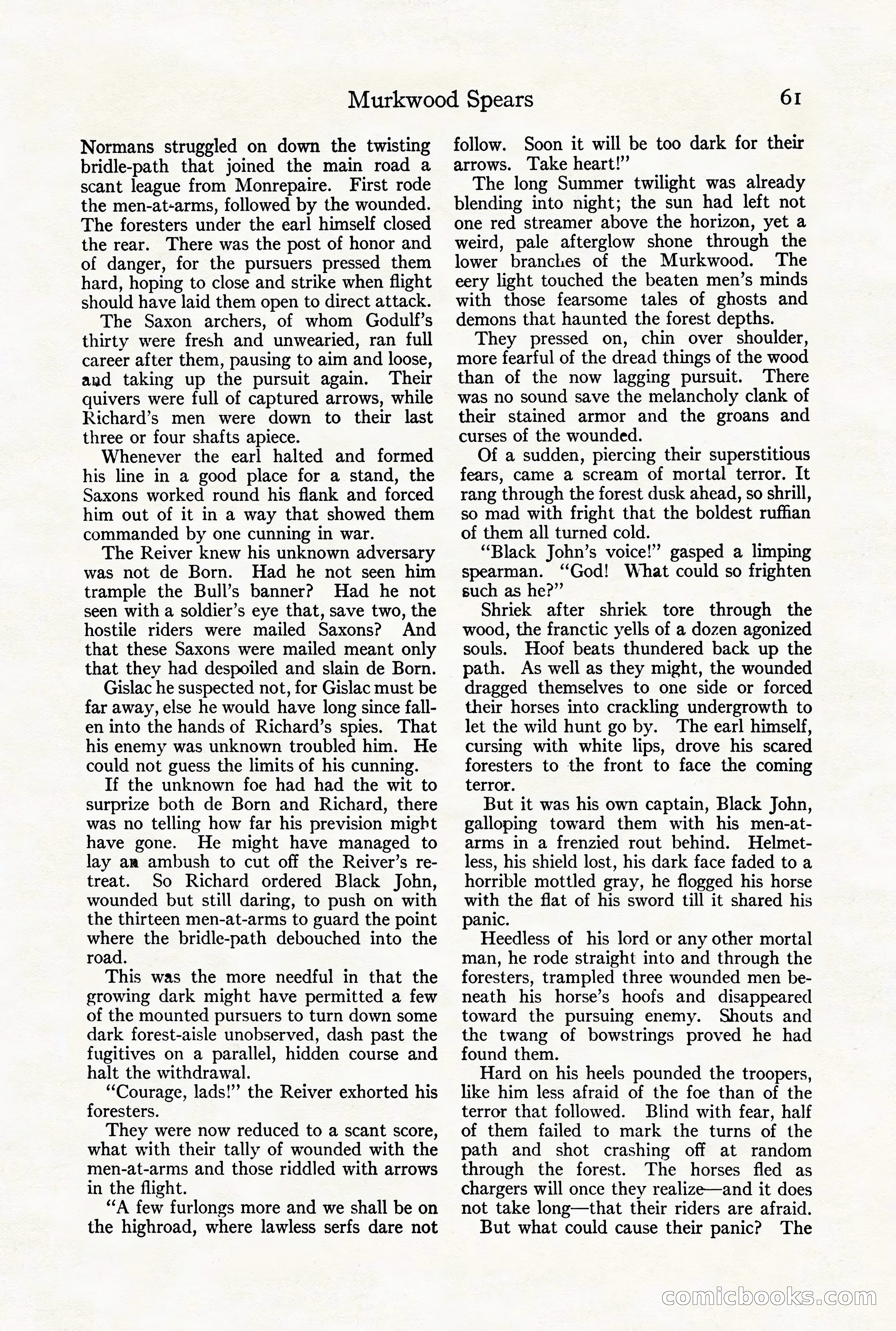 Adventure Magazine Cover, August 18, 1921 — page 67 of 200