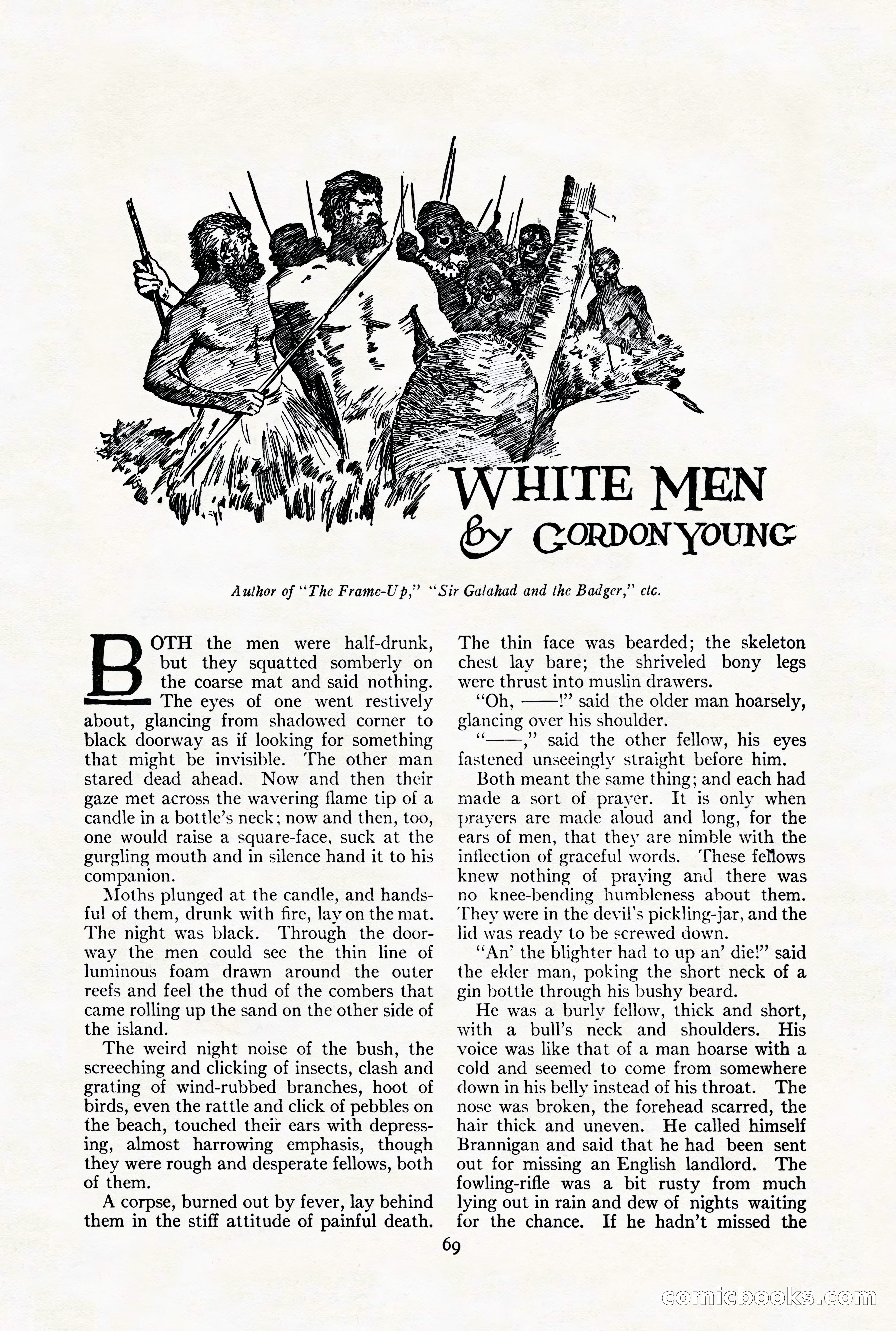 Adventure Magazine Cover, August 18, 1921 — page 75 of 200
