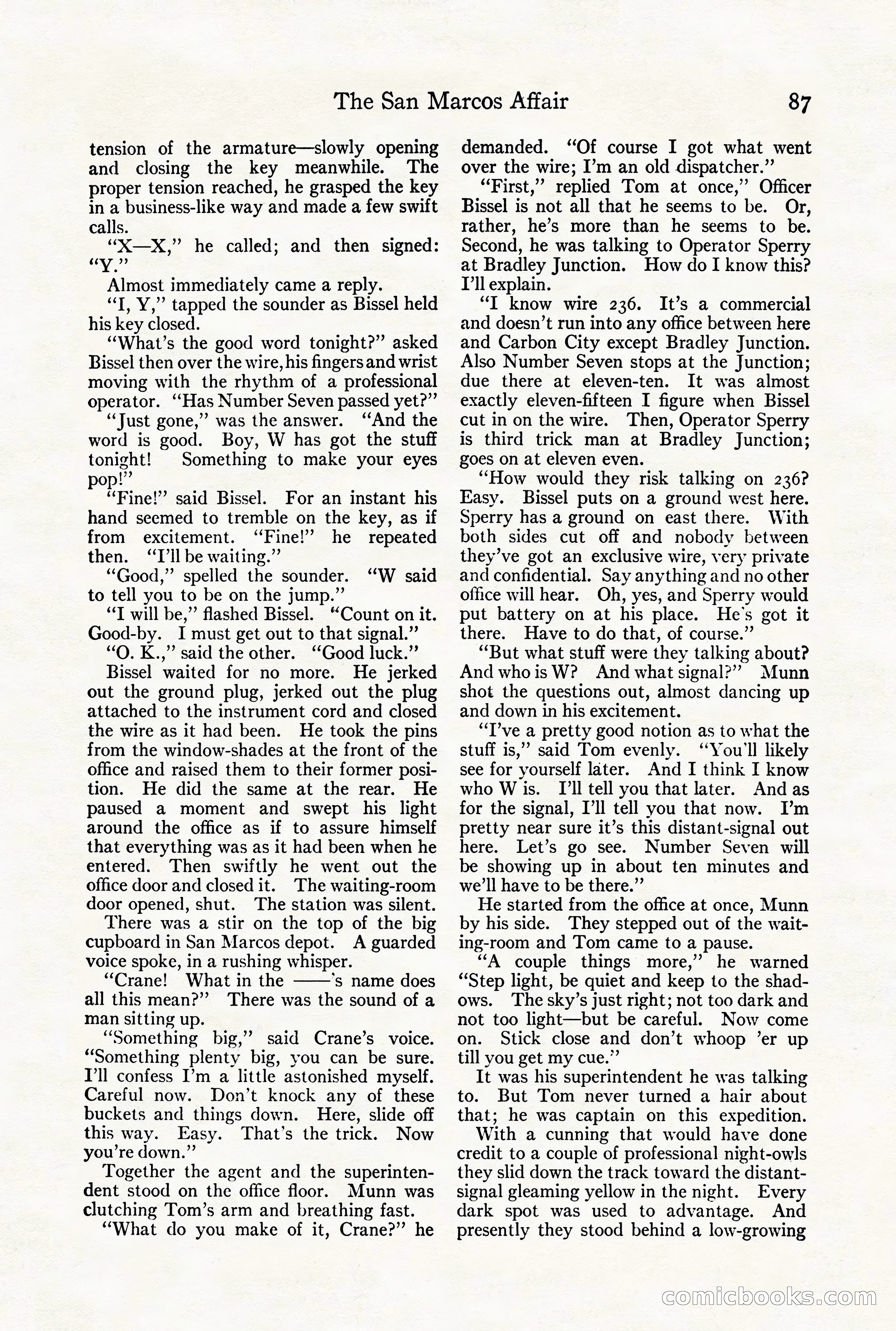 Adventure Magazine Cover, August 18, 1921 — page 93 of 200