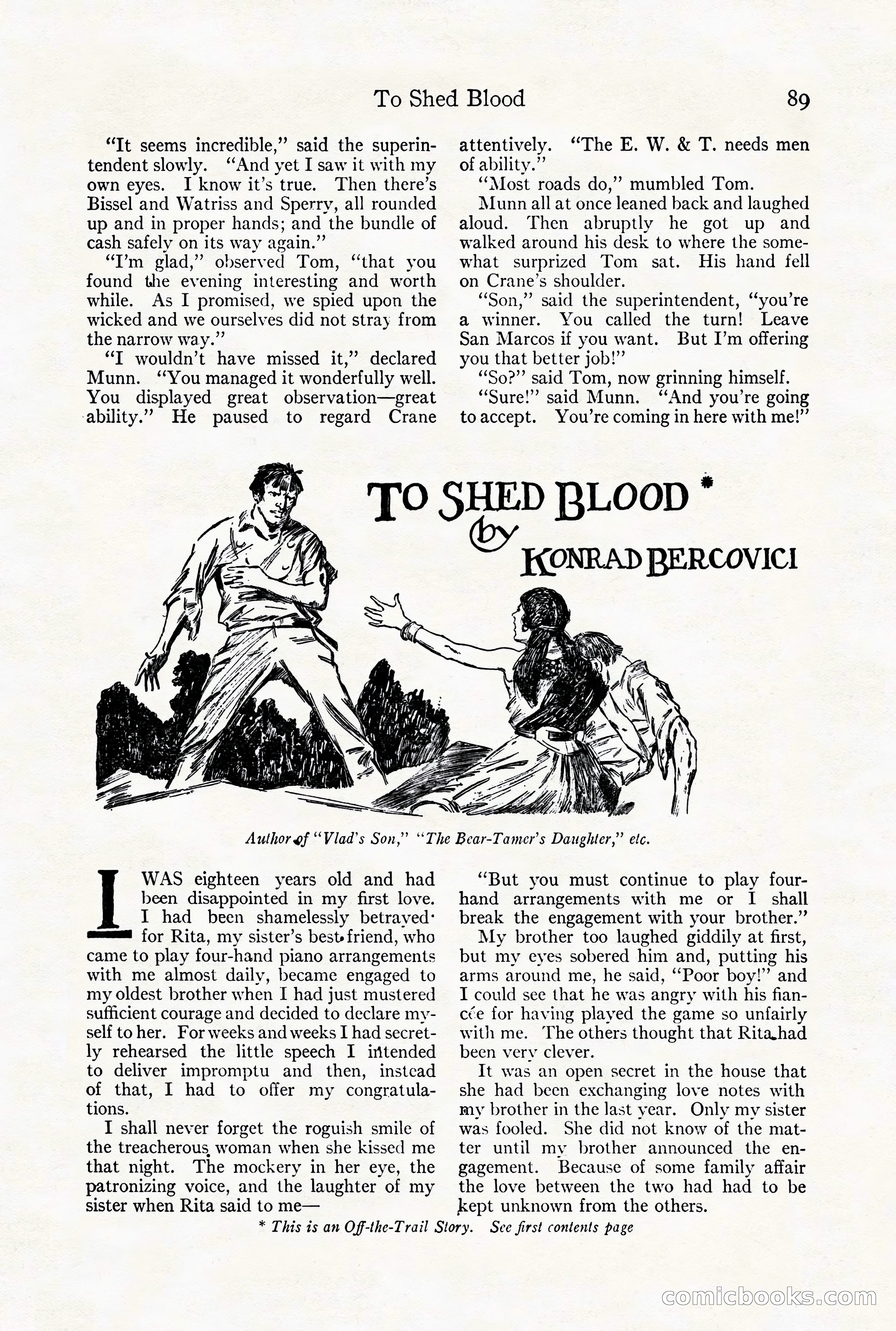 Adventure Magazine Cover, August 18, 1921 — page 95 of 200