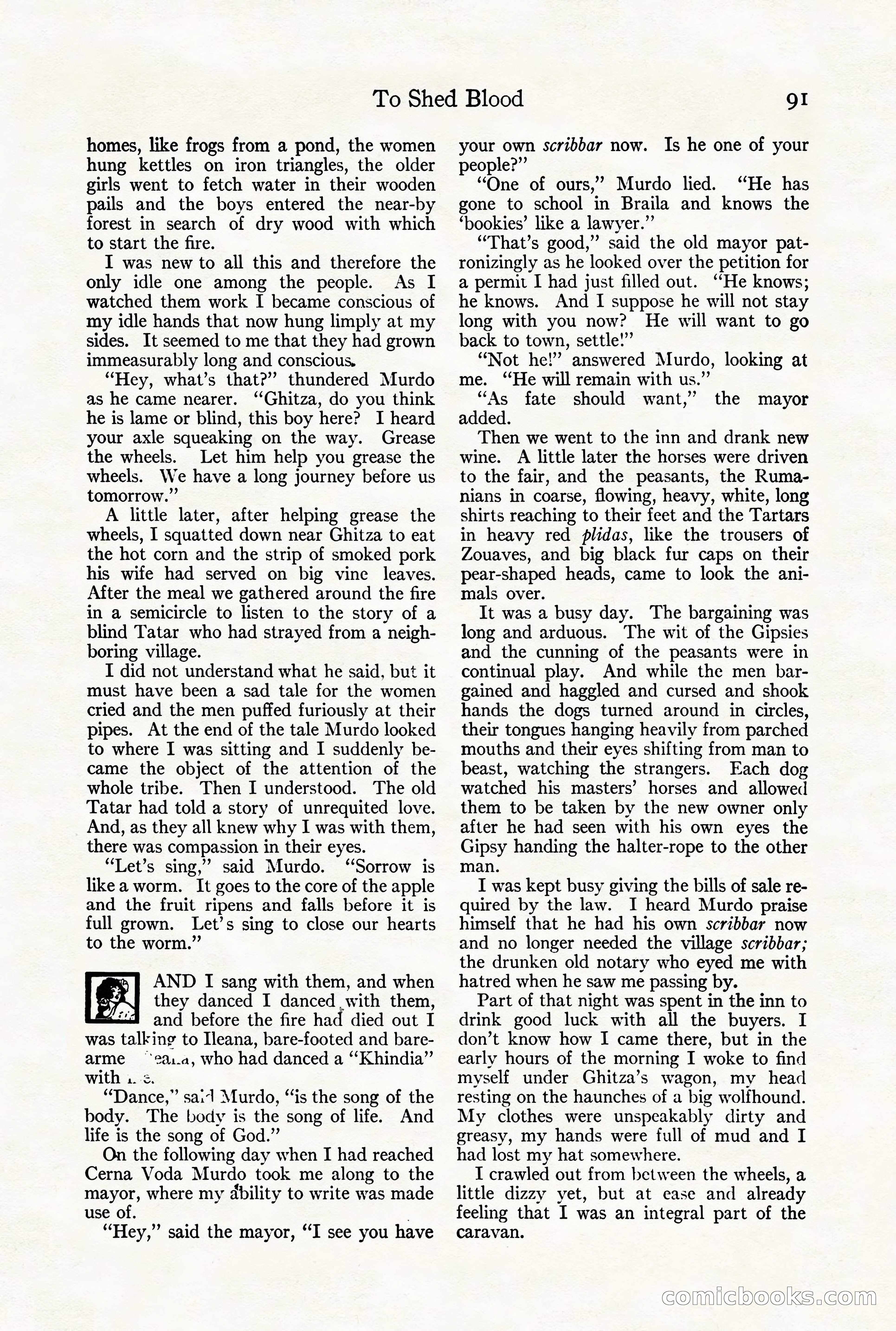 Adventure Magazine Cover, August 18, 1921 — page 97 of 200