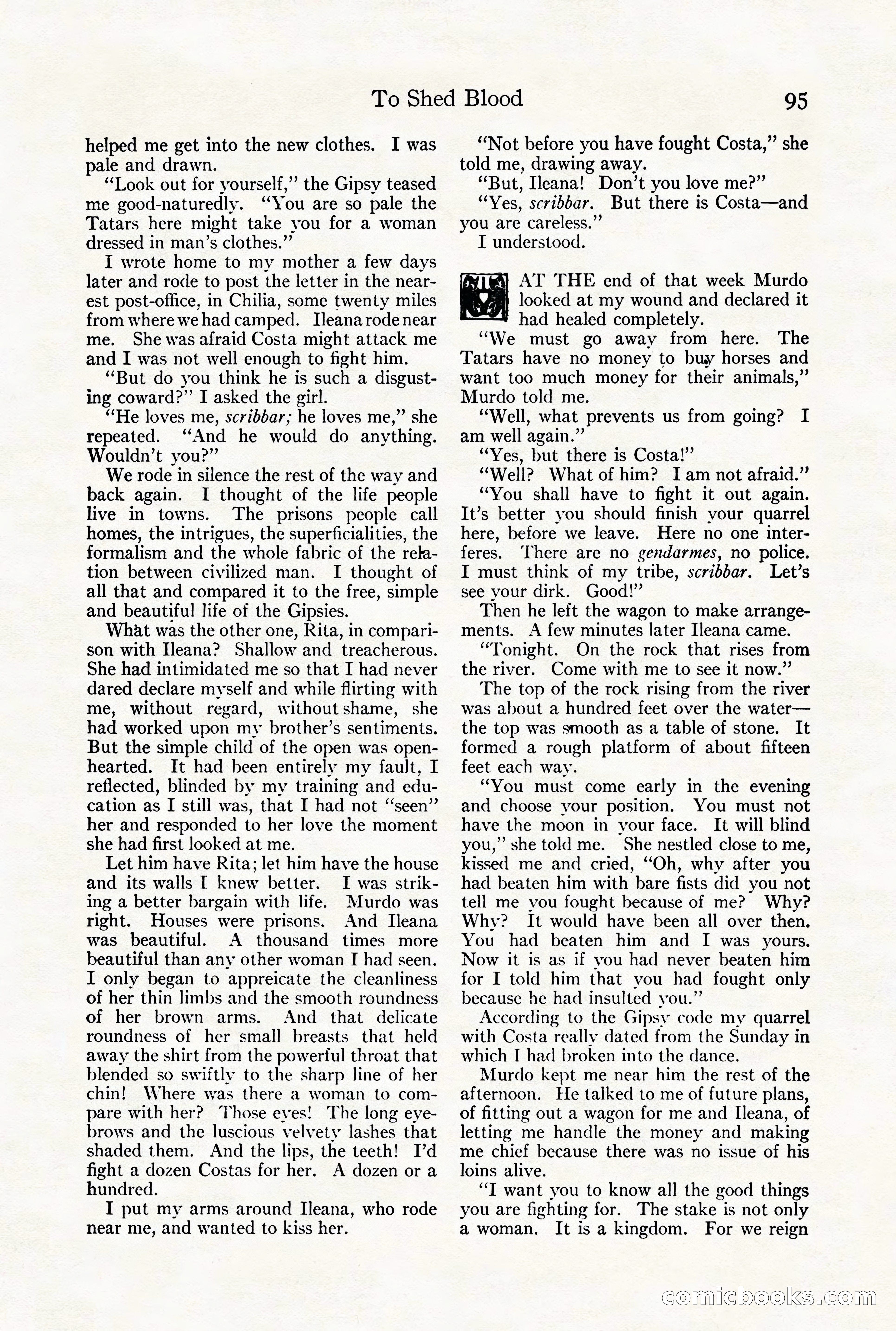 Adventure Magazine Cover, August 18, 1921 — page 101 of 200