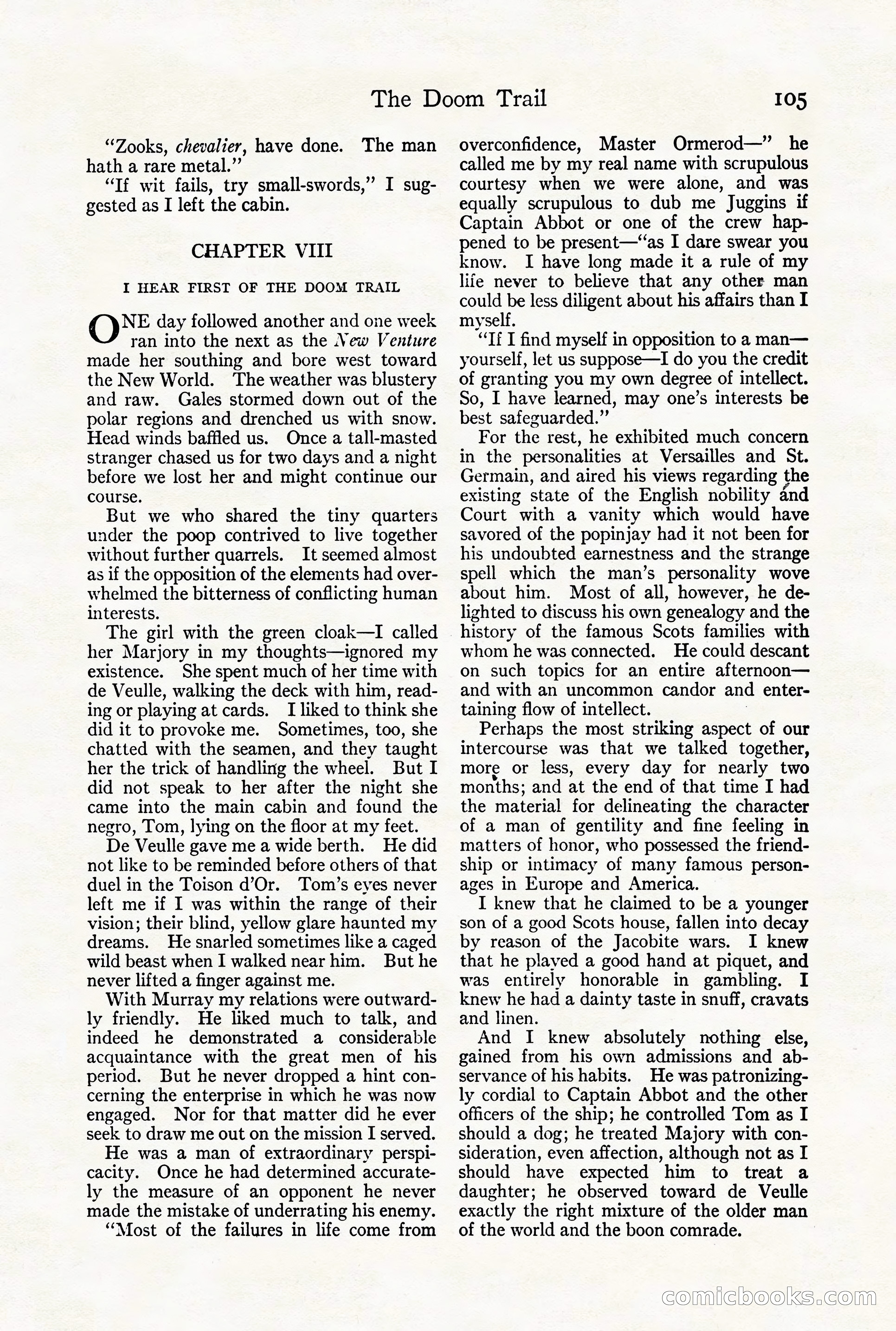 Adventure Magazine Cover, August 18, 1921 — page 111 of 200