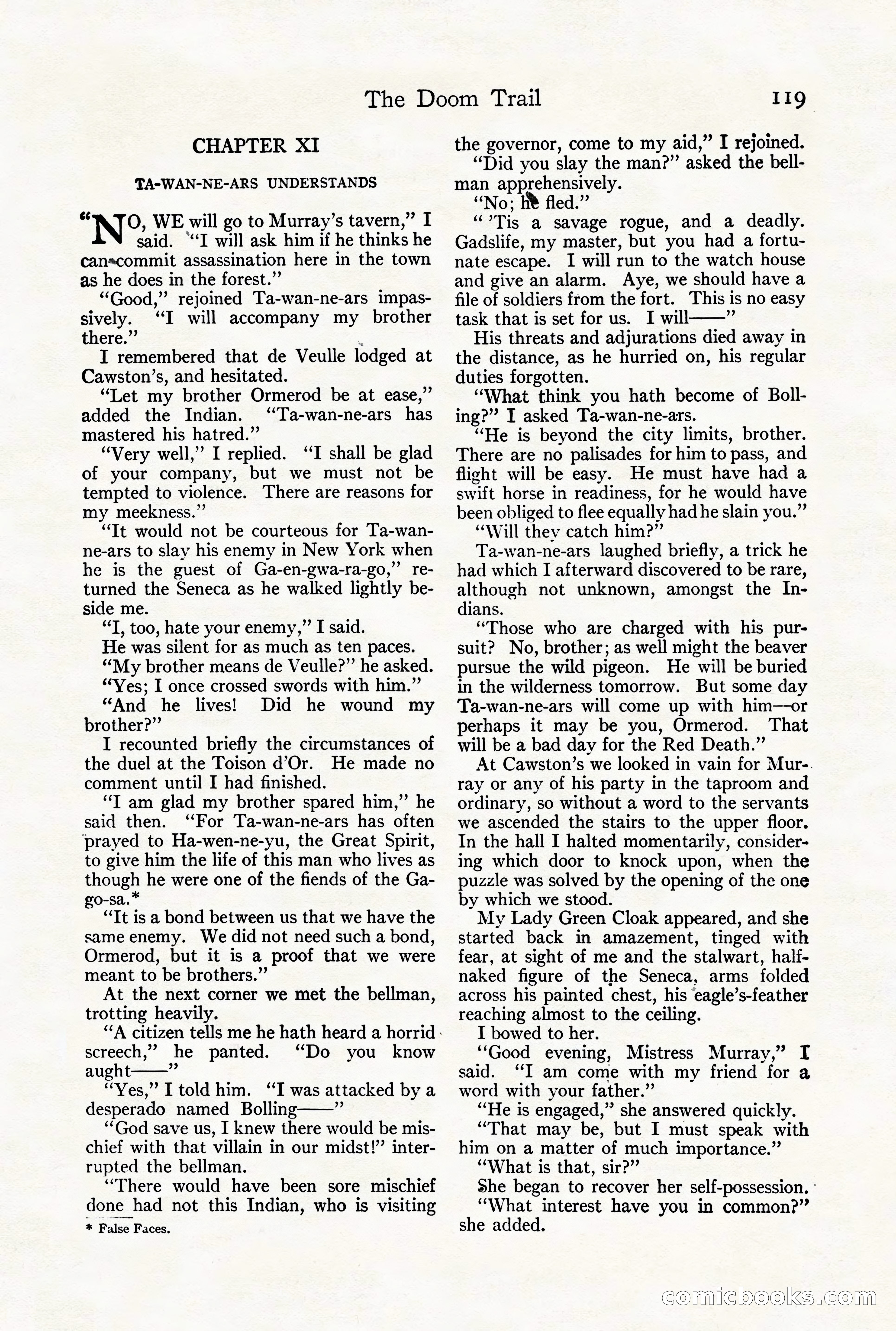 Adventure Magazine Cover, August 18, 1921 — page 125 of 200