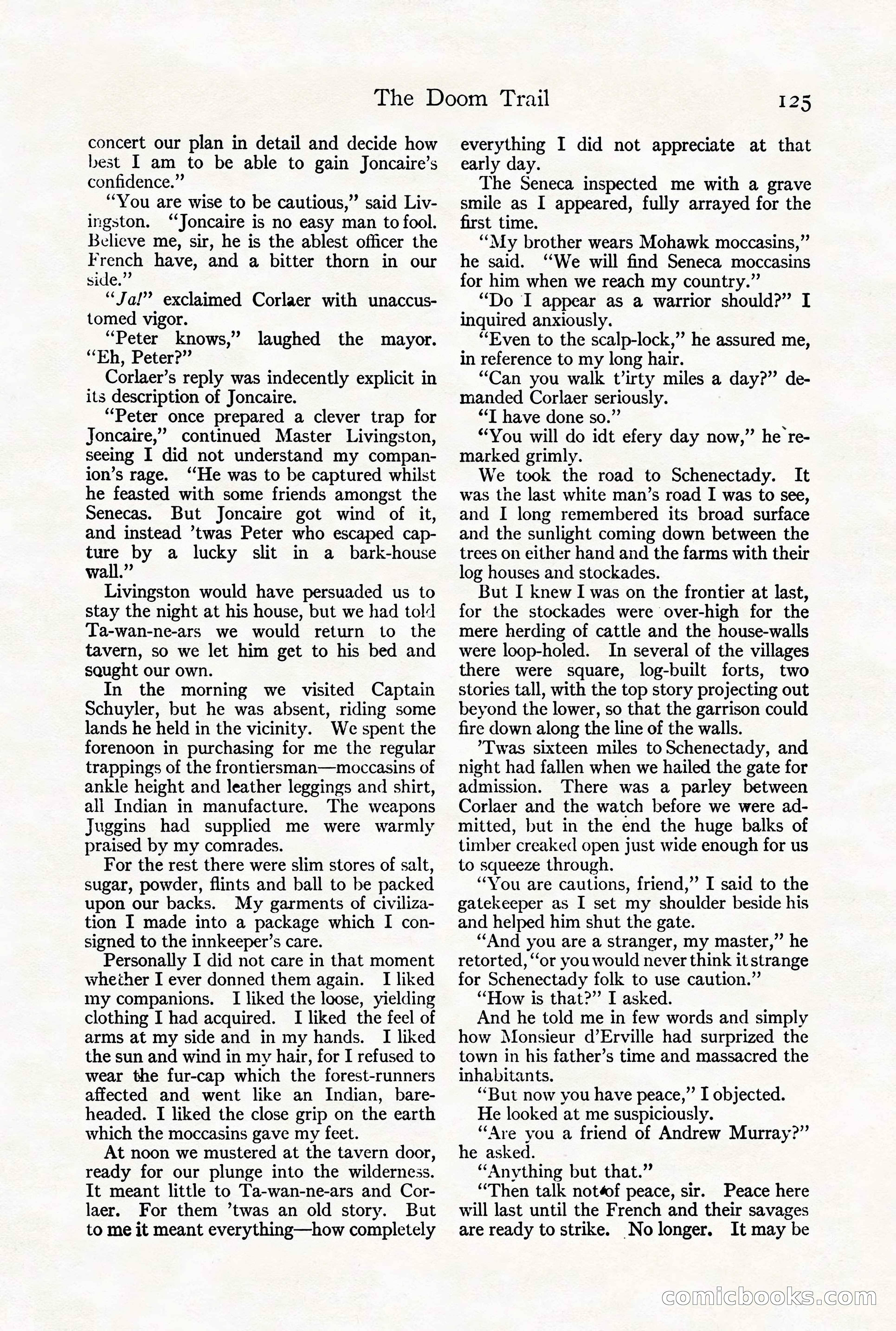Adventure Magazine Cover, August 18, 1921 — page 131 of 200