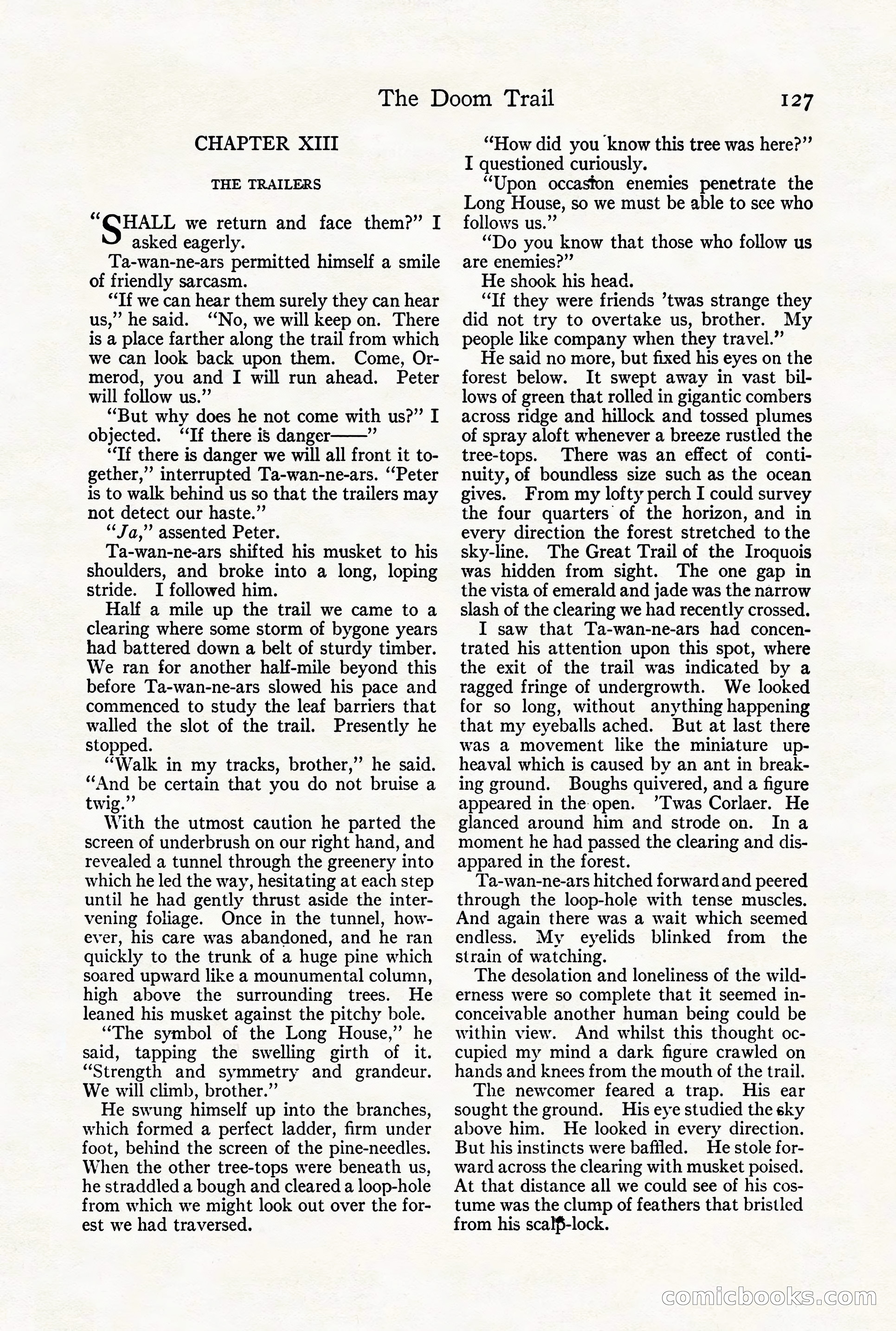 Adventure Magazine Cover, August 18, 1921 — page 133 of 200