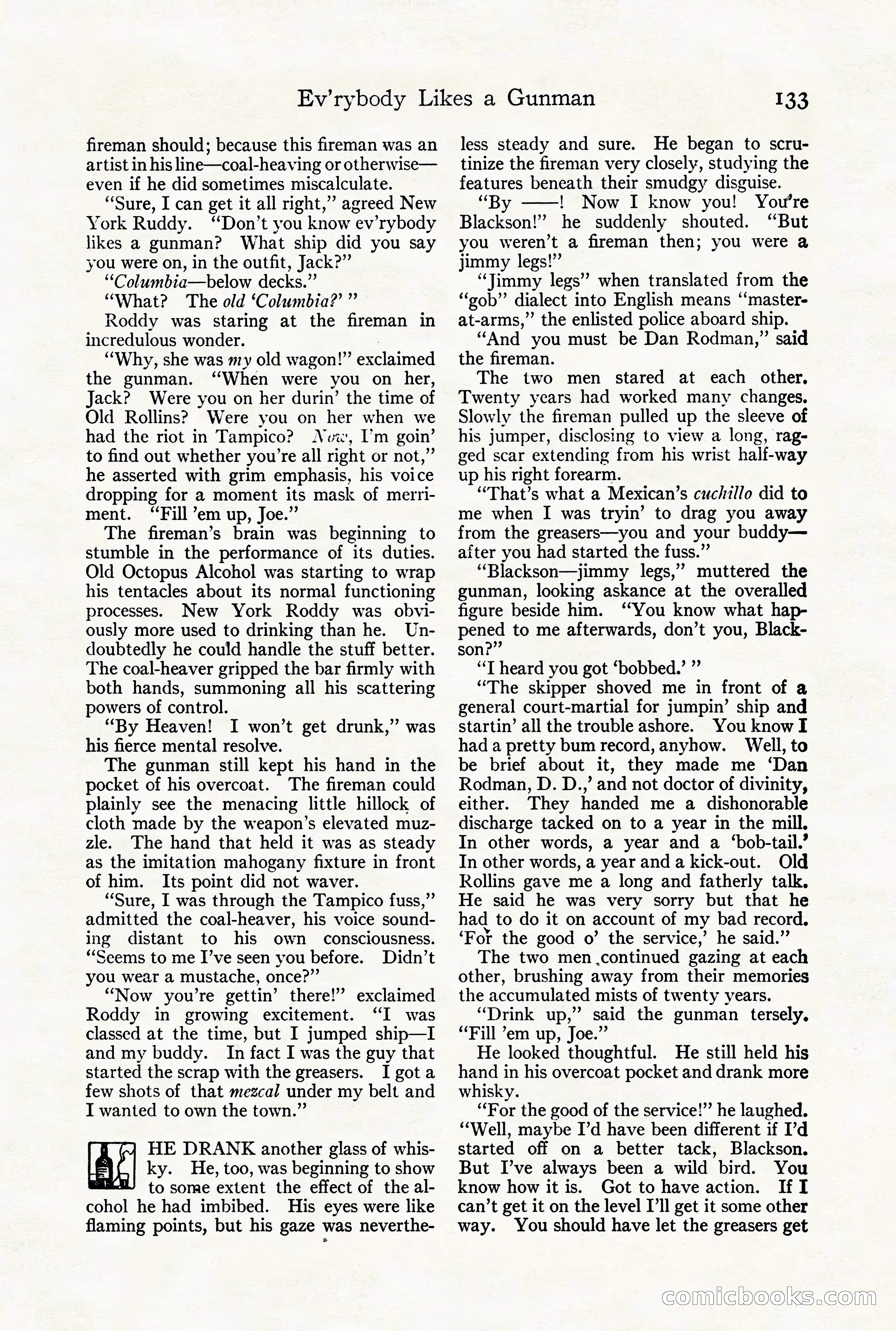 Adventure Magazine Cover, August 18, 1921 — page 139 of 200