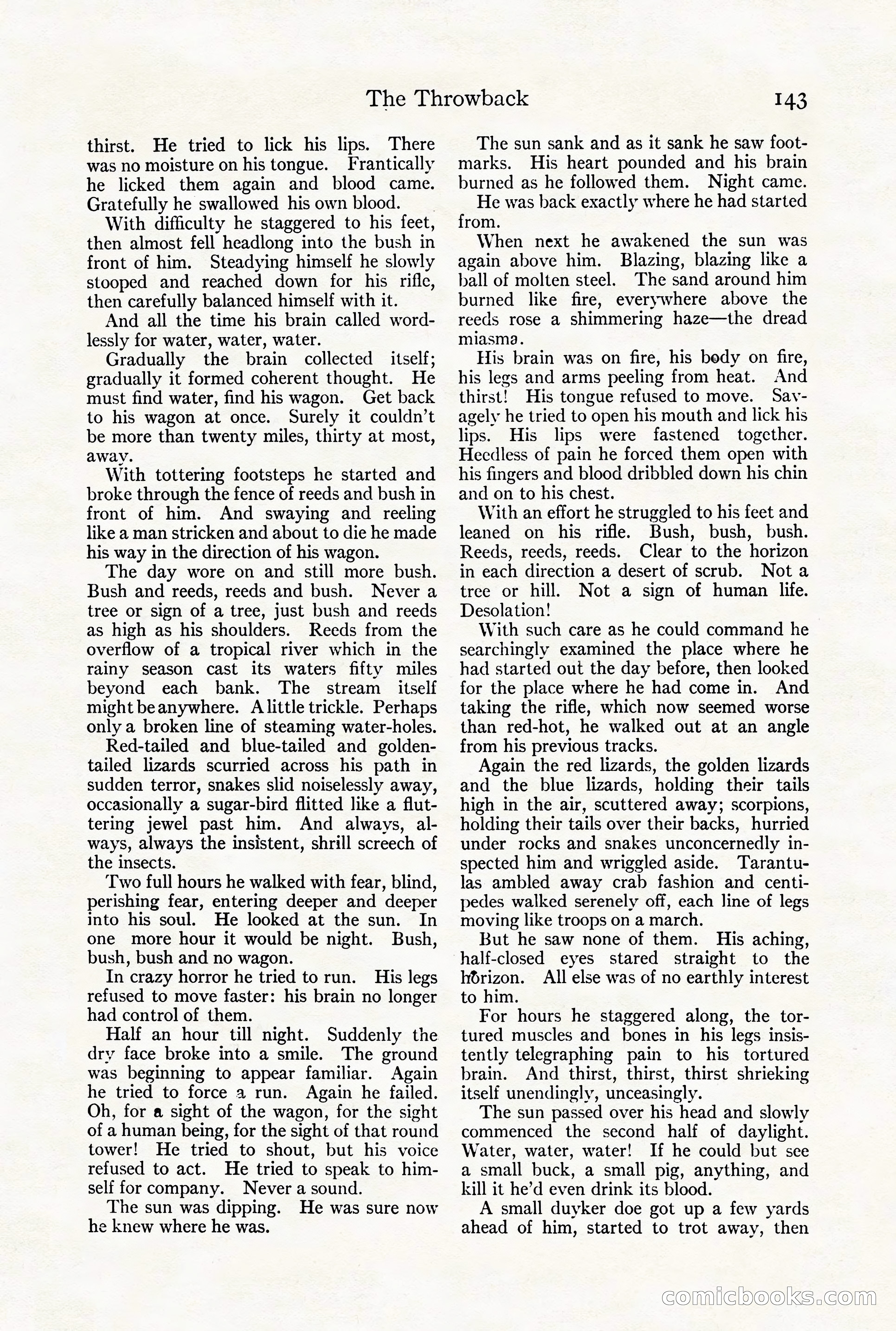Adventure Magazine Cover, August 18, 1921 — page 149 of 200