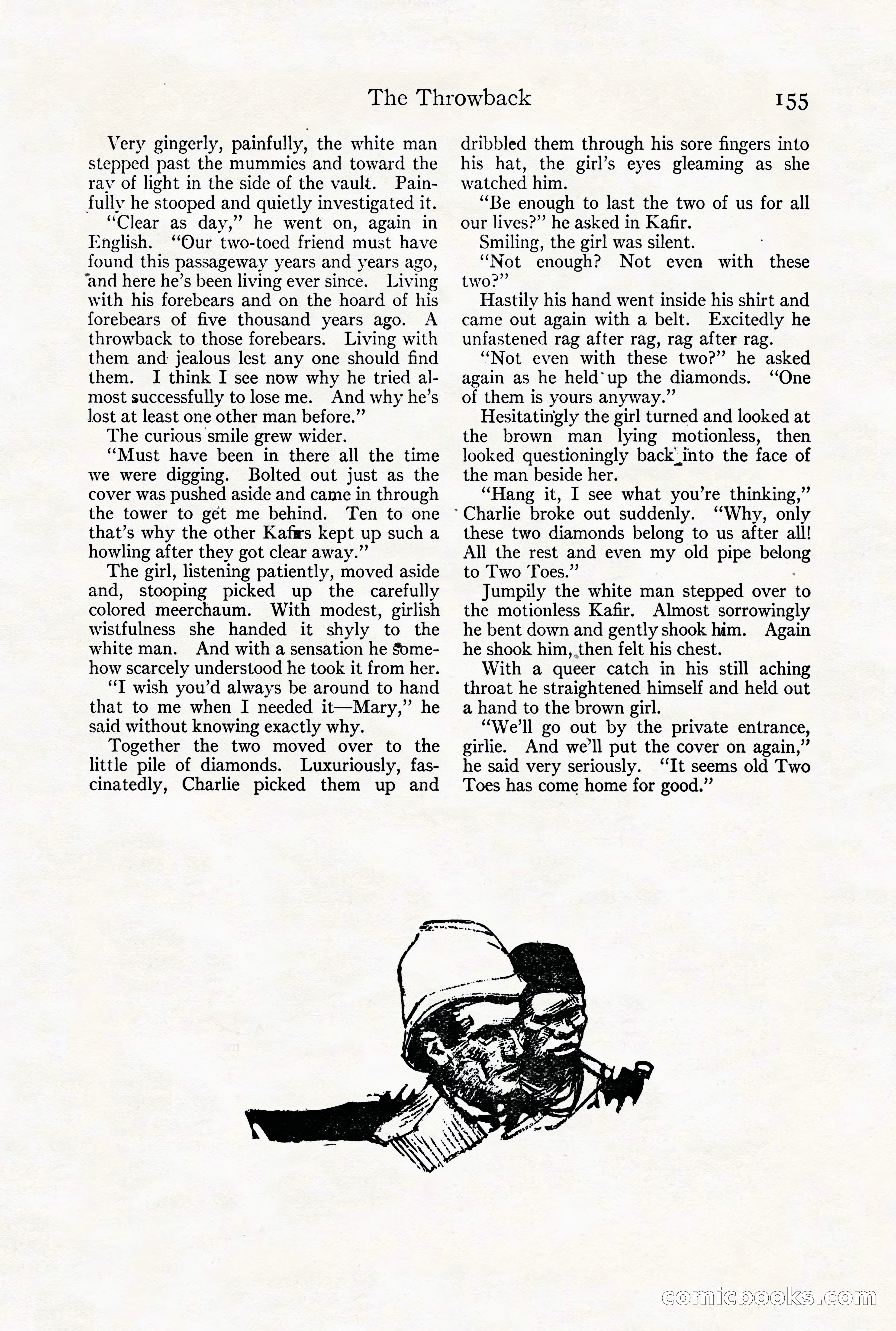 Adventure Magazine Cover, August 18, 1921 — page 161 of 200