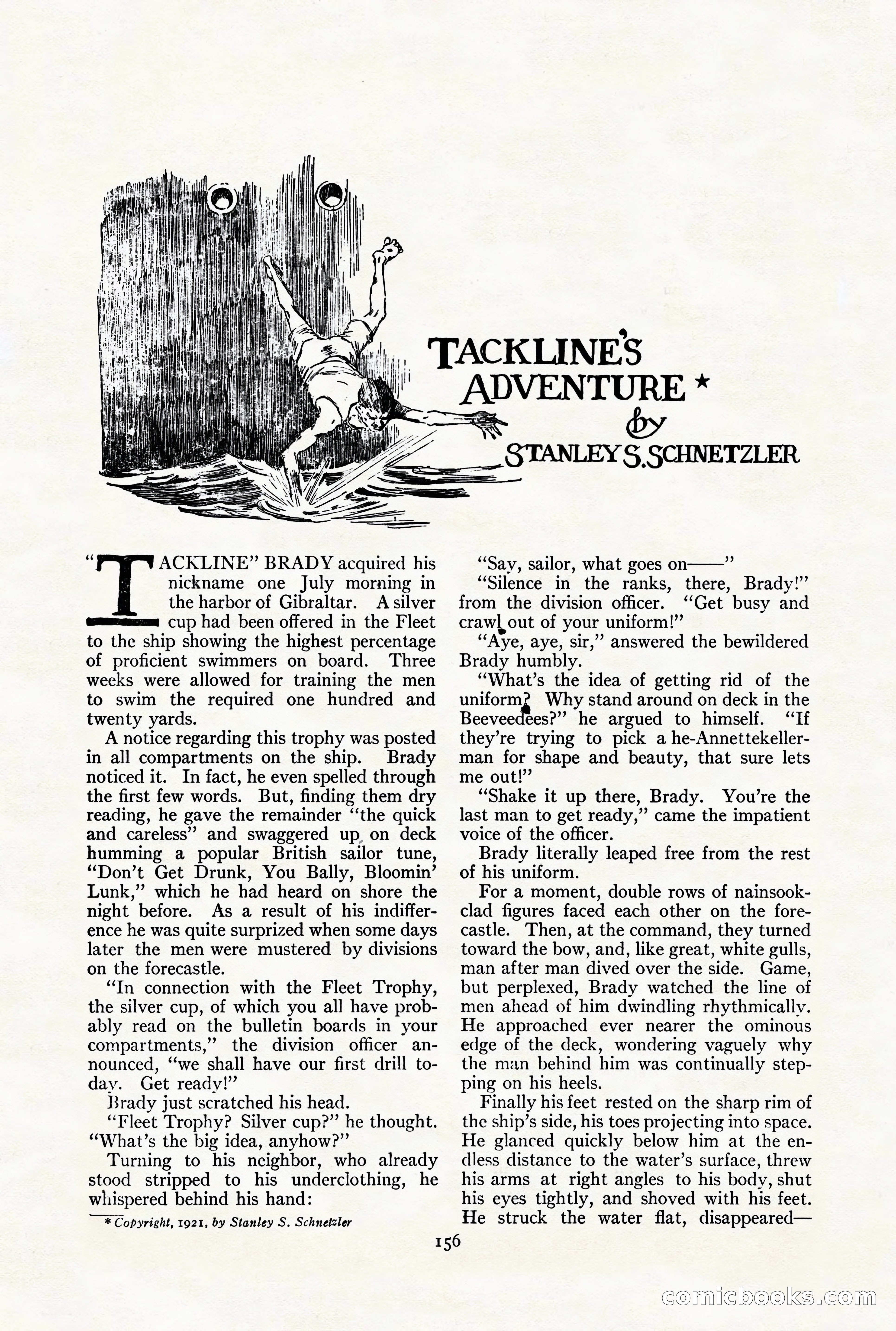 Adventure Magazine Cover, August 18, 1921 — page 162 of 200