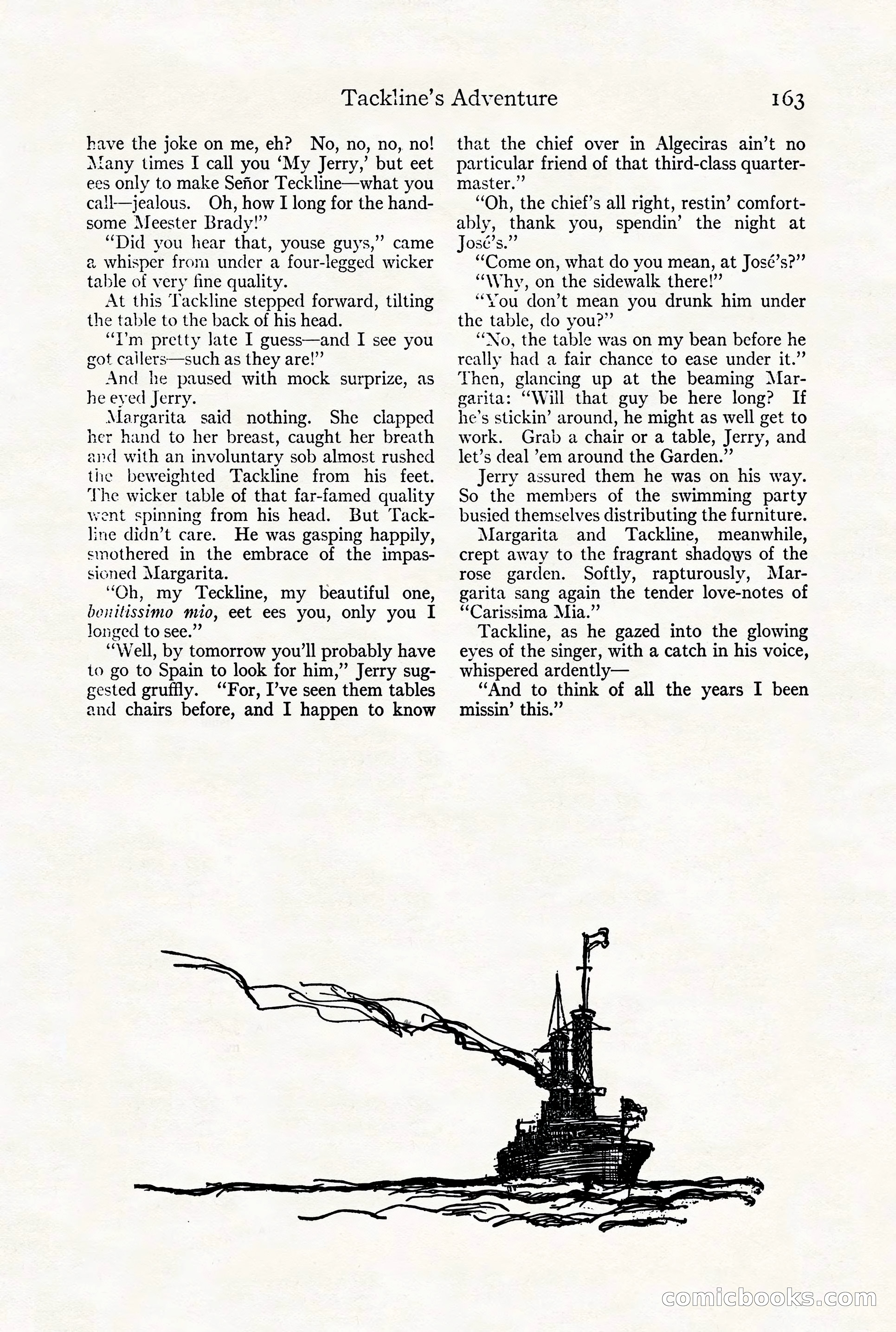 Adventure Magazine Cover, August 18, 1921 — page 169 of 200
