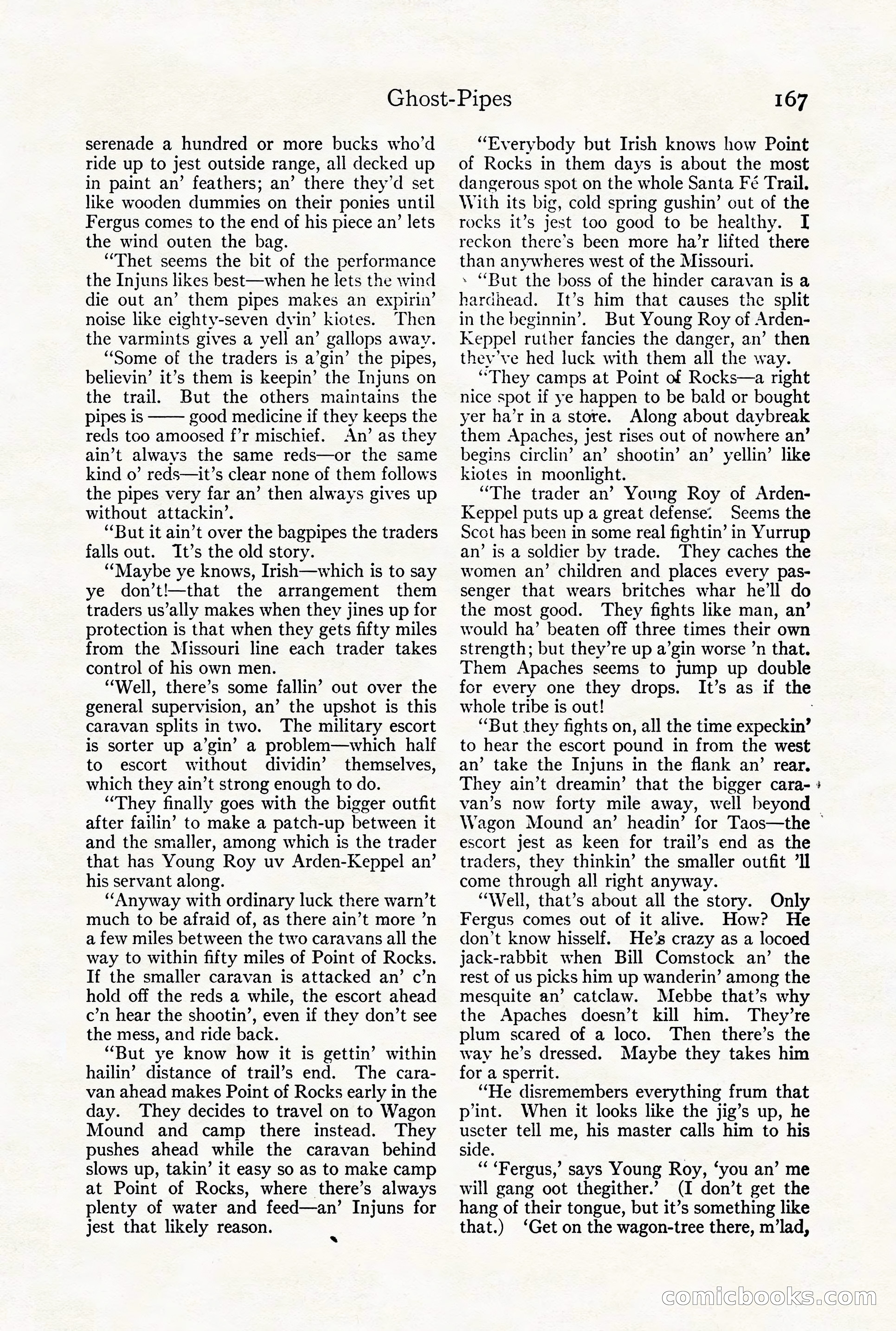 Adventure Magazine Cover, August 18, 1921 — page 173 of 200