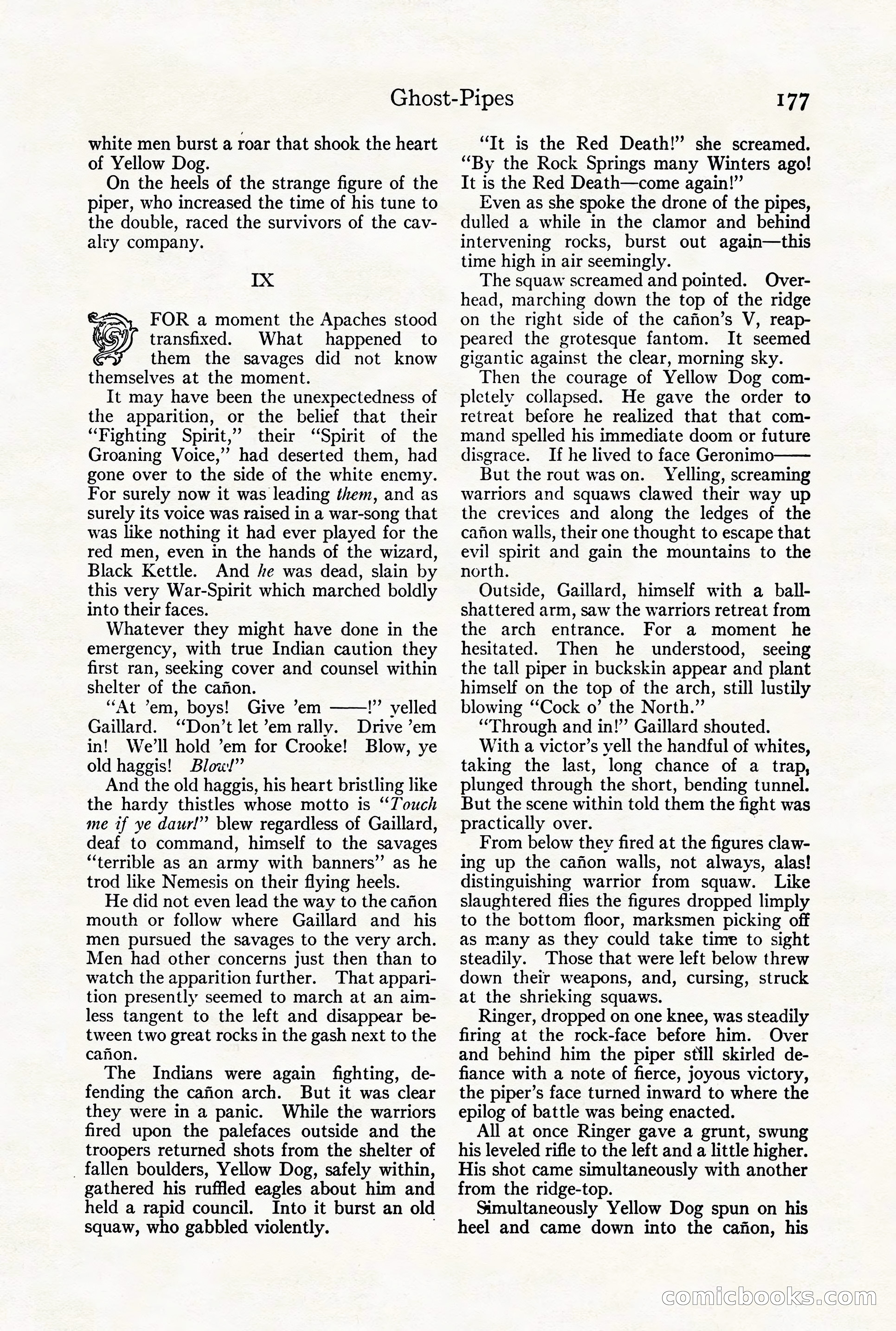Adventure Magazine Cover, August 18, 1921 — page 183 of 200