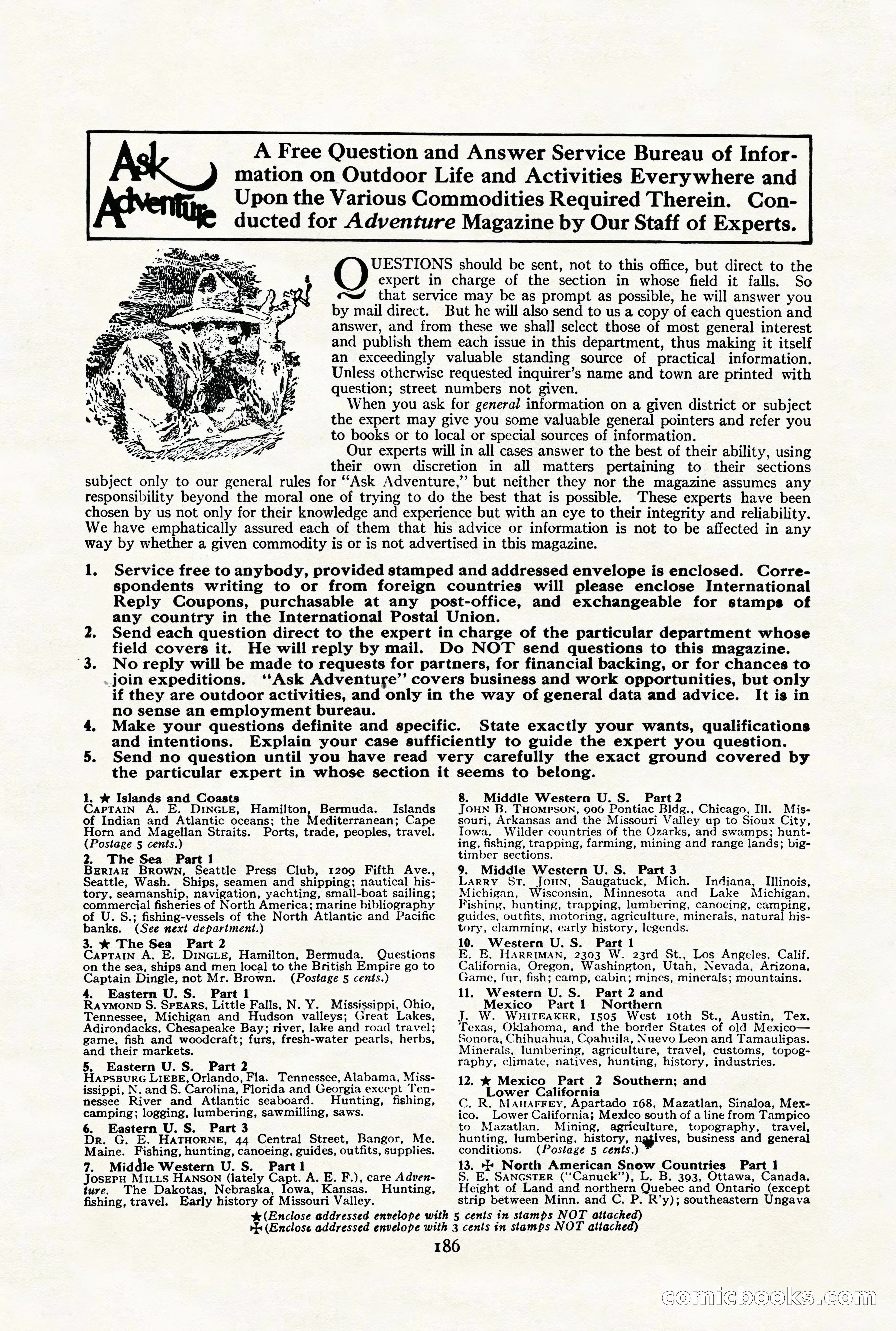 Adventure Magazine Cover, August 18, 1921 — page 192 of 200