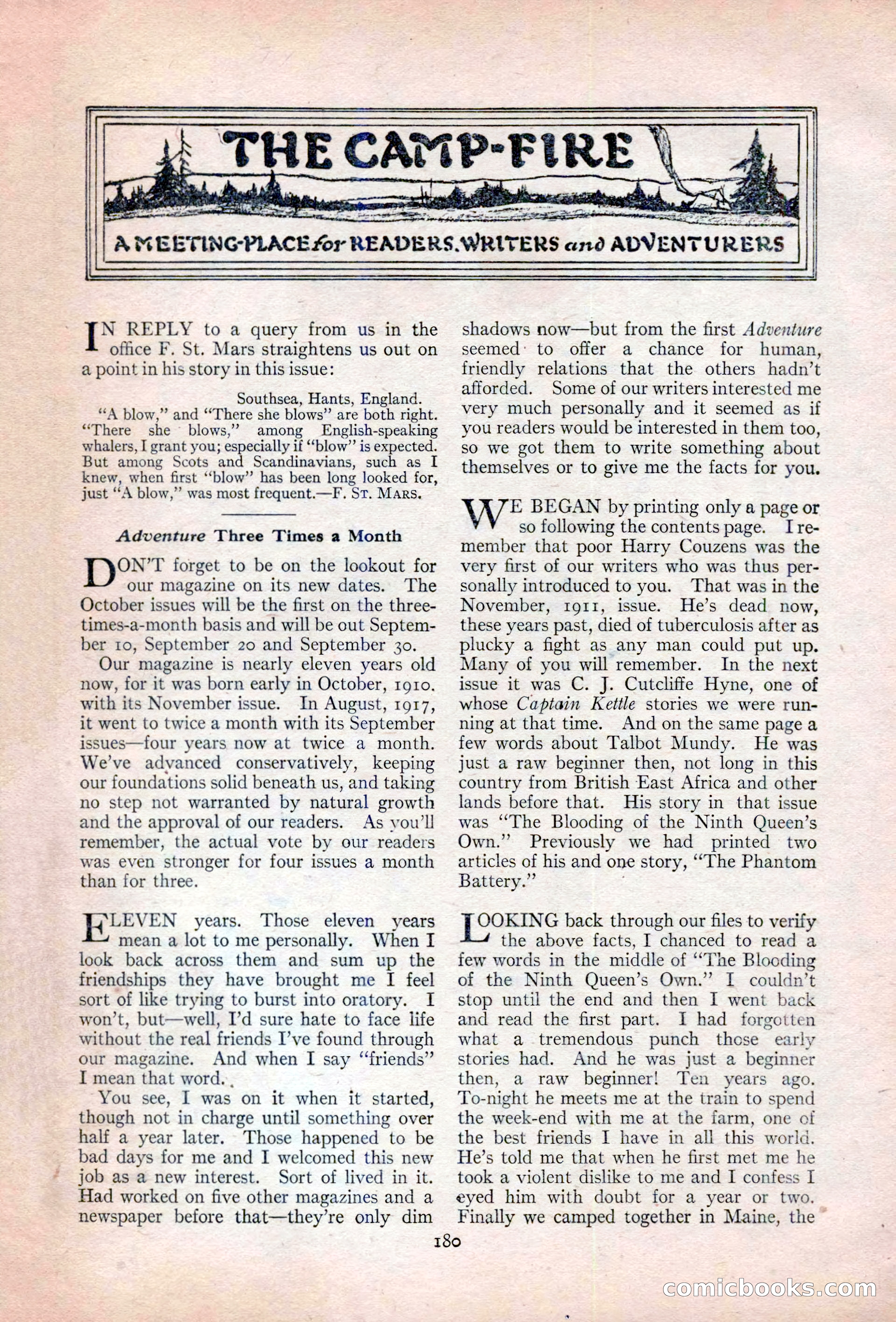Adventure Magazine Cover — page 186 of 200