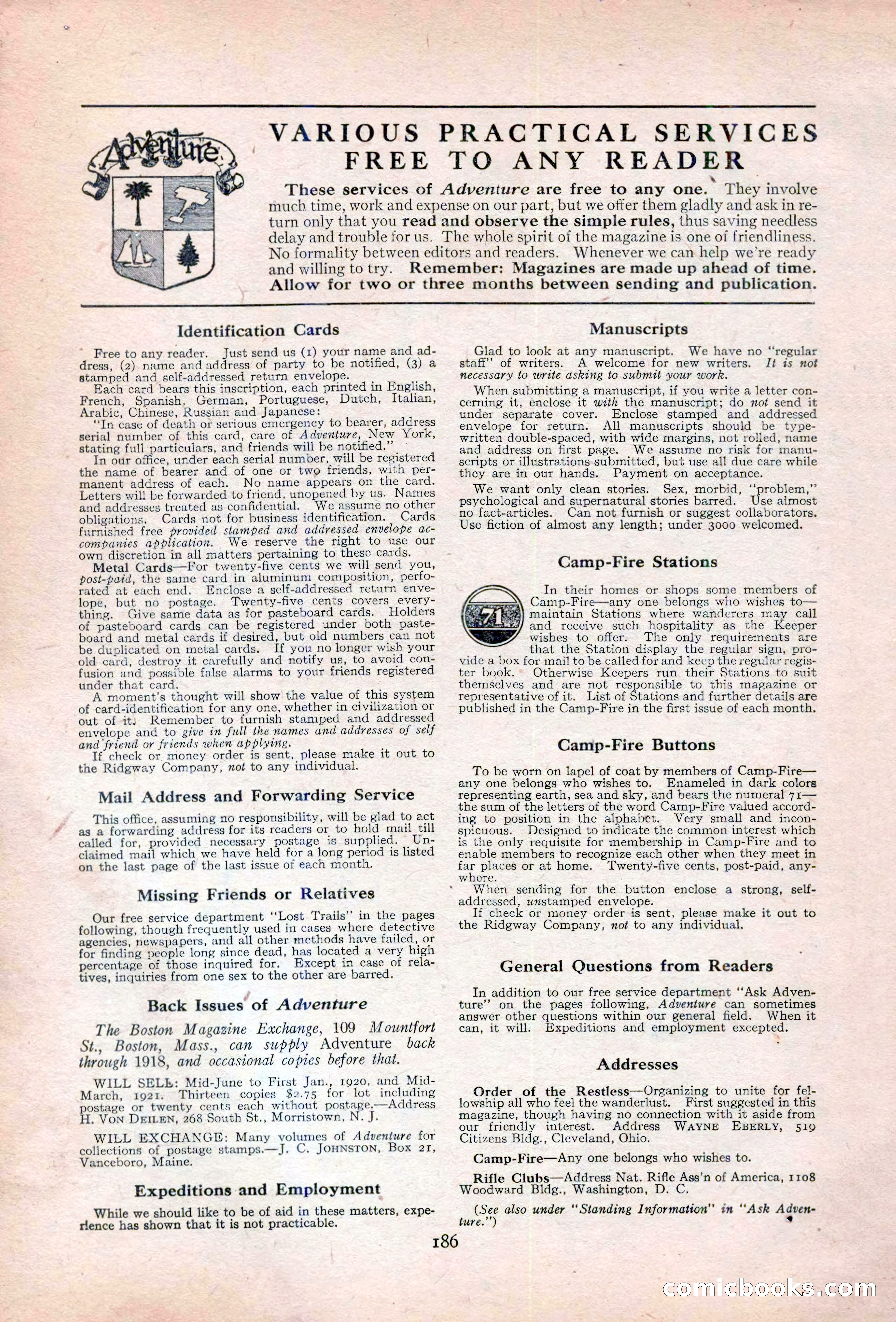 Adventure Magazine Cover — page 192 of 200