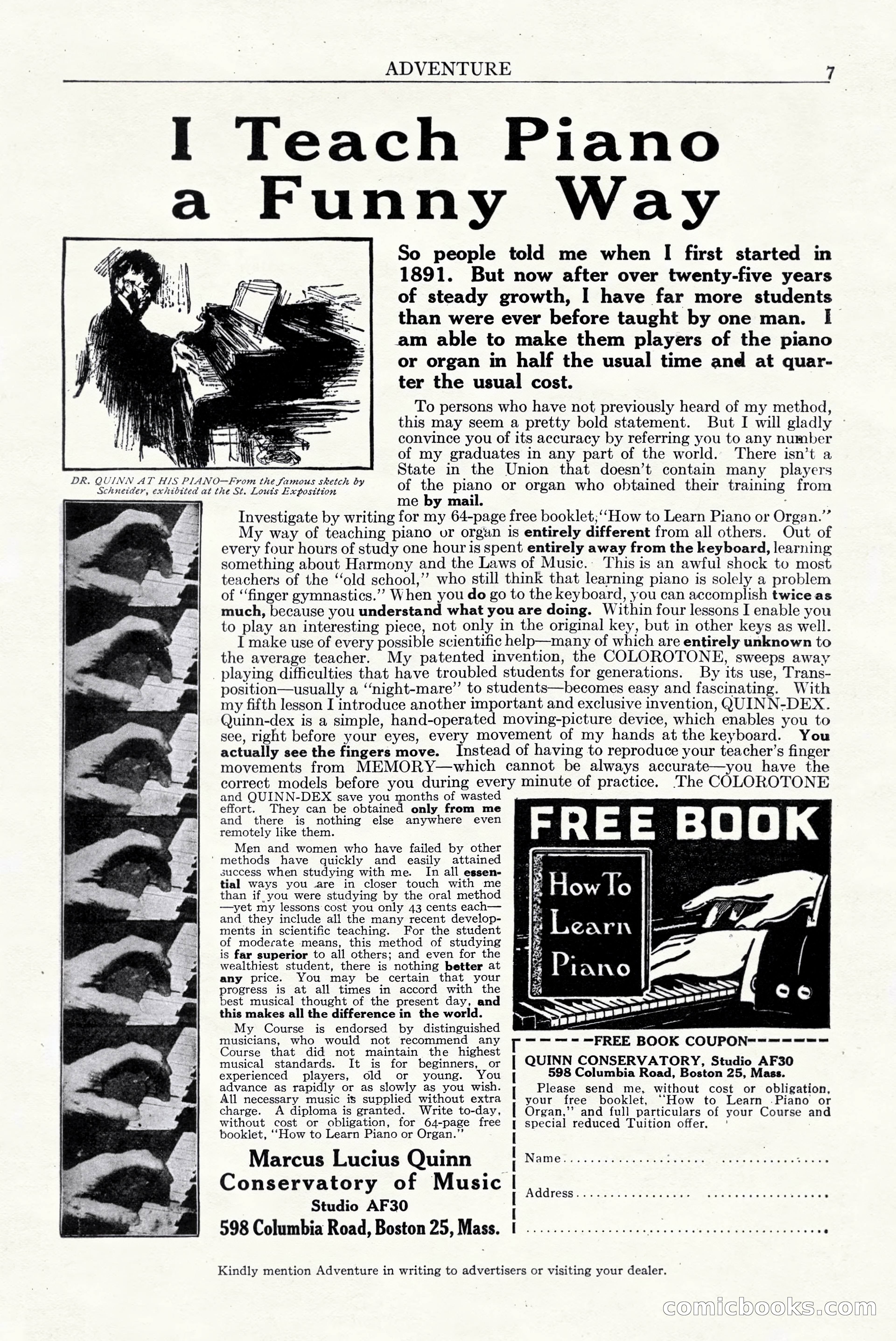 Adventure Magazine Cover, October 10, 1921 — page 9 of 204