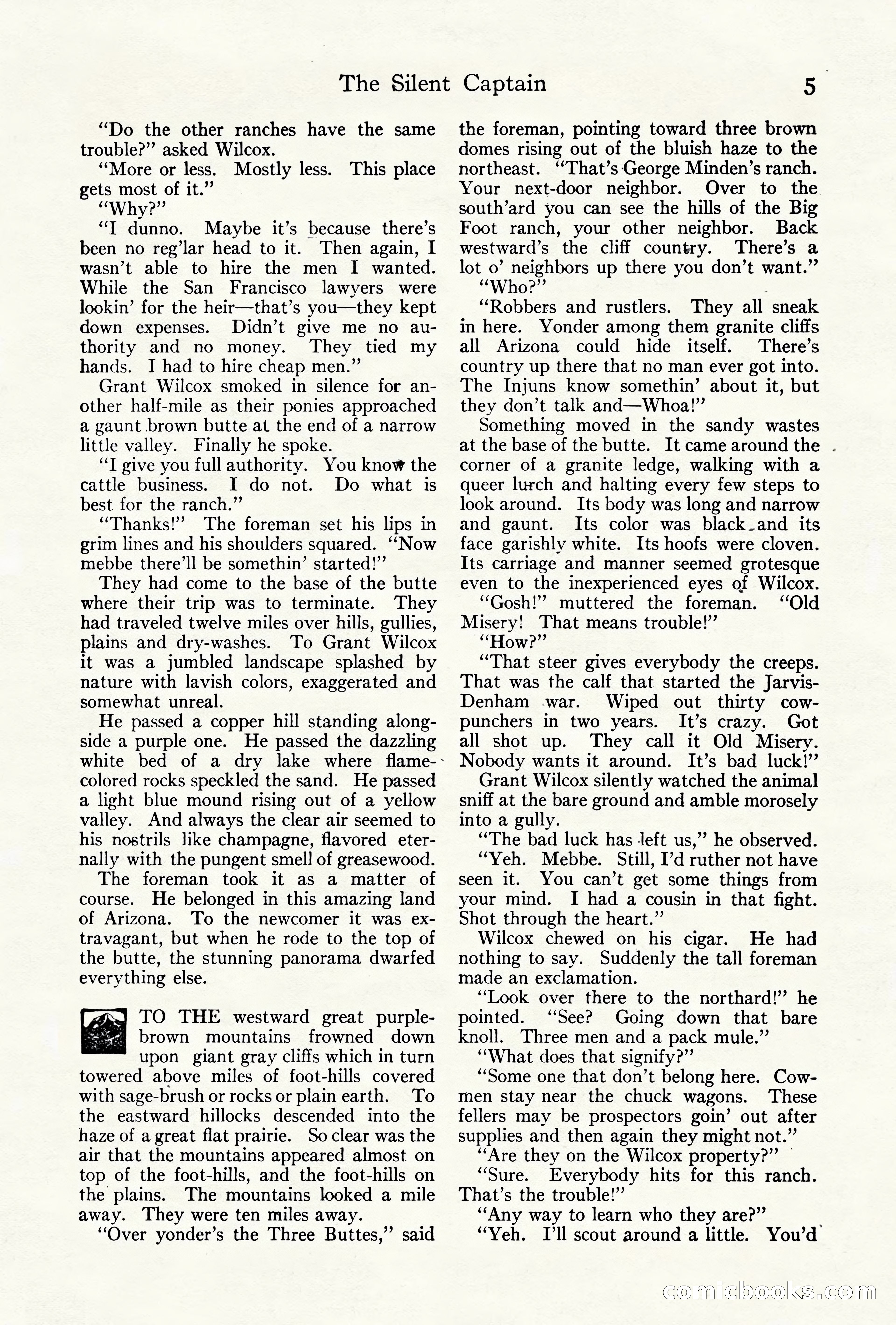 Adventure Magazine Cover, October 10, 1921 — page 15 of 204