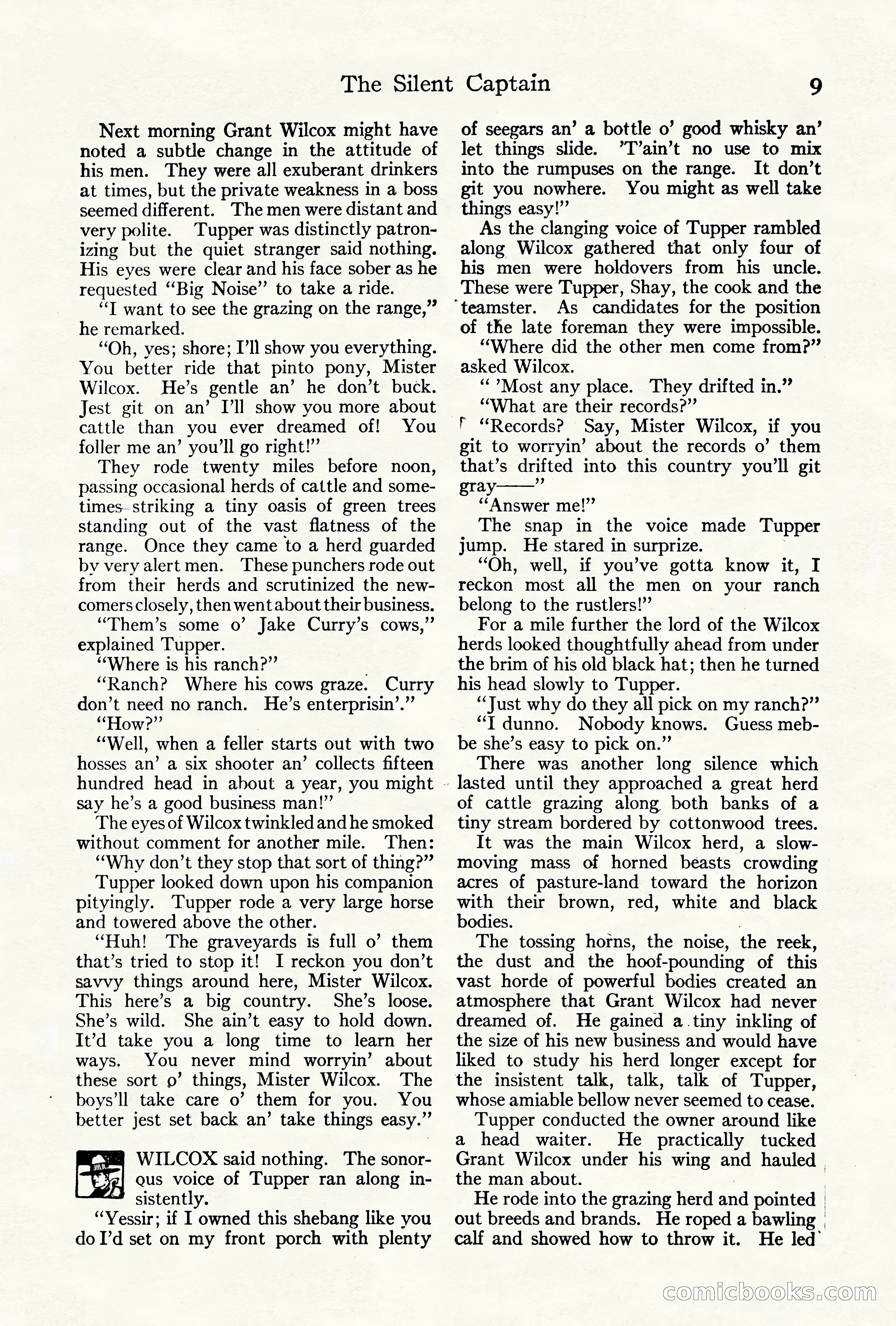 Adventure Magazine Cover, October 10, 1921 — page 19 of 204