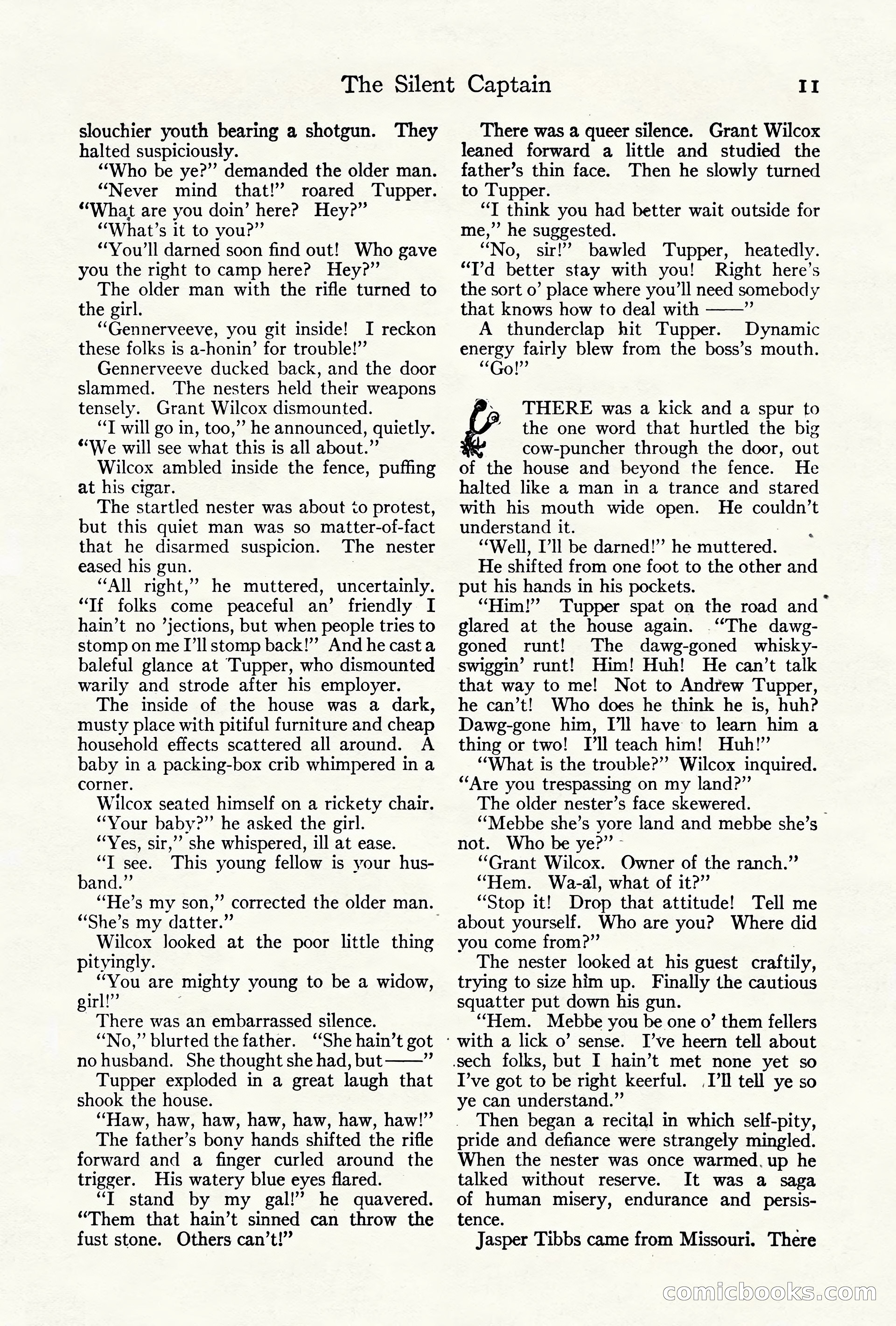Adventure Magazine Cover, October 10, 1921 — page 21 of 204