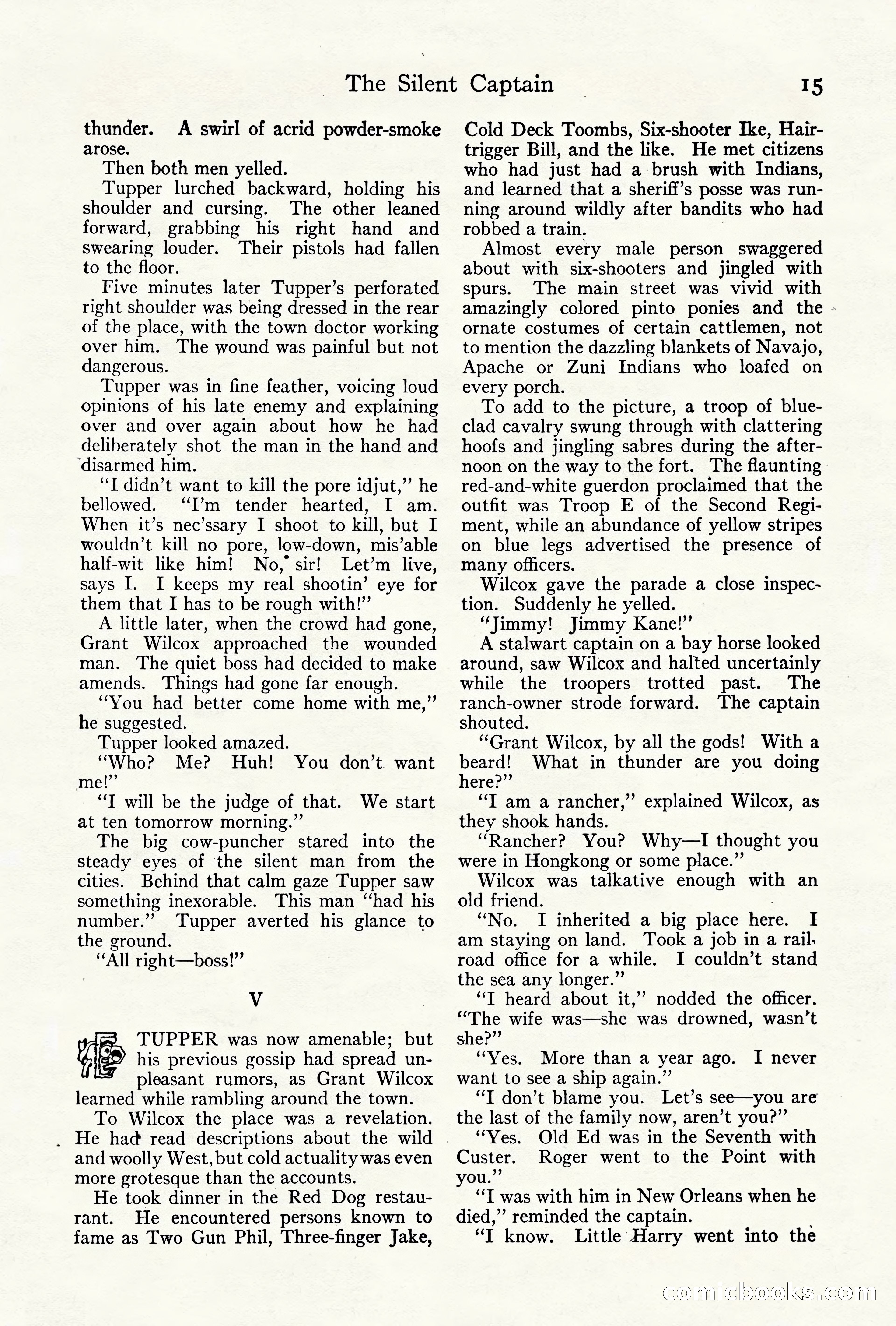 Adventure Magazine Cover, October 10, 1921 — page 25 of 204