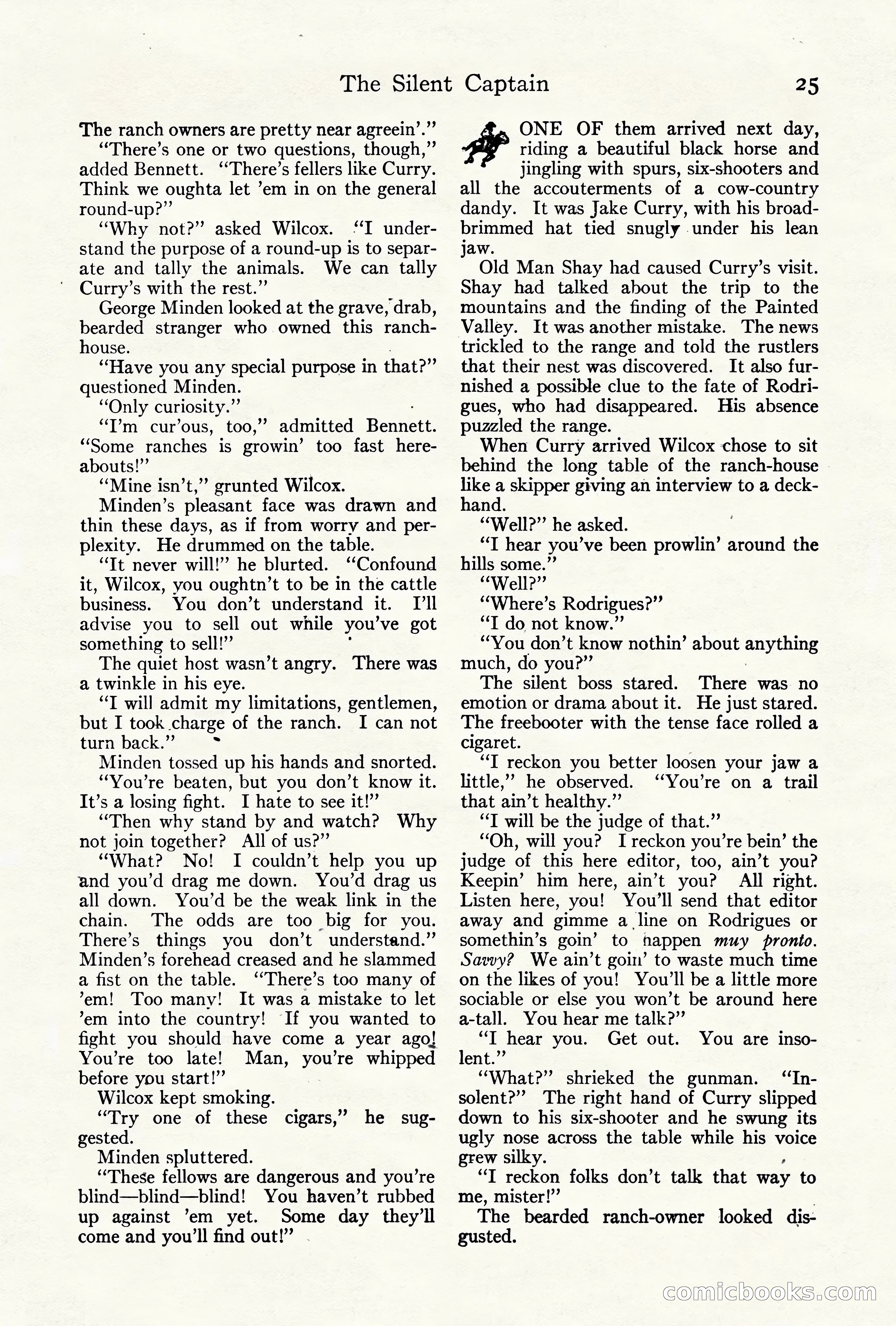 Adventure Magazine Cover, October 10, 1921 — page 35 of 204