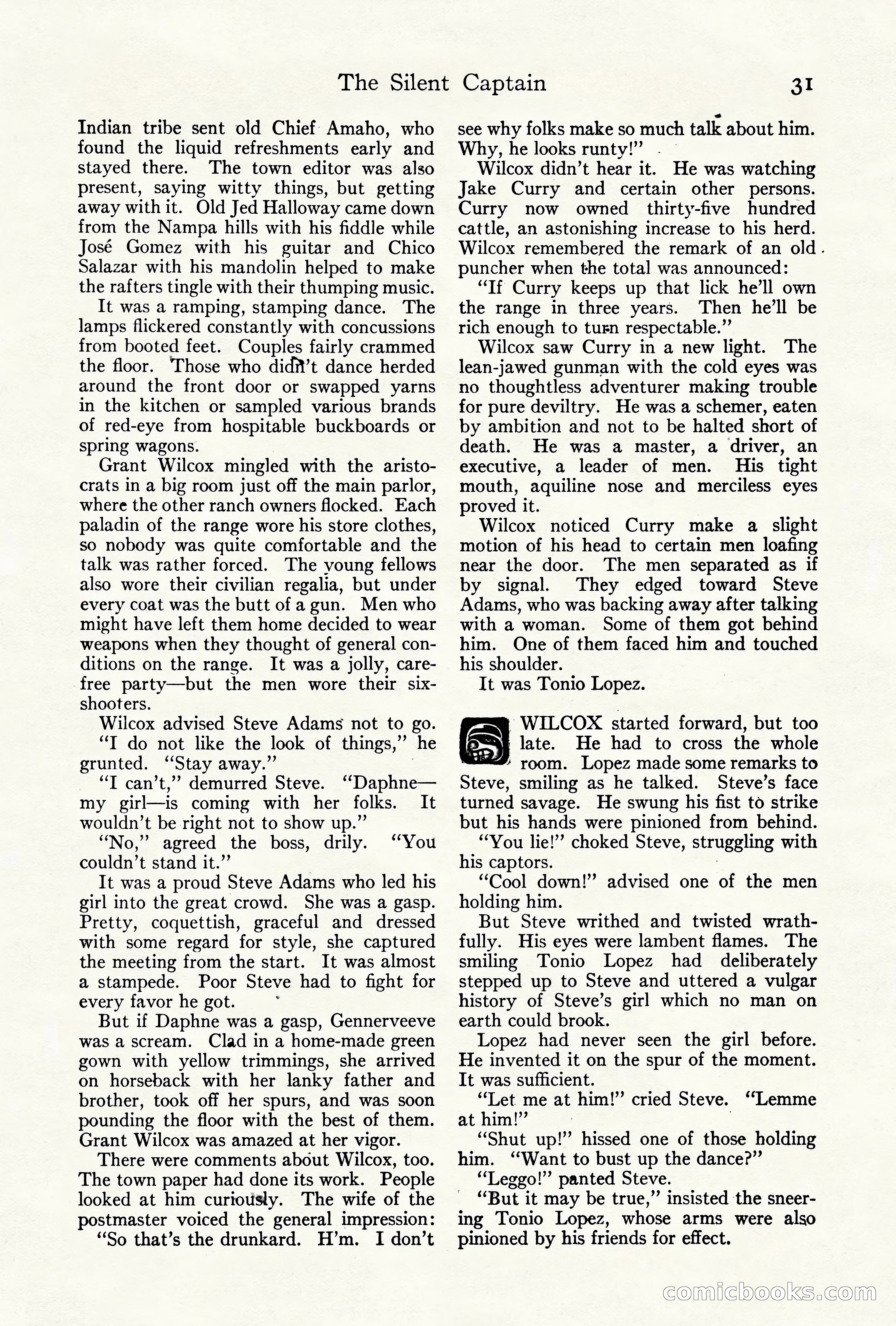 Adventure Magazine Cover, October 10, 1921 — page 41 of 204