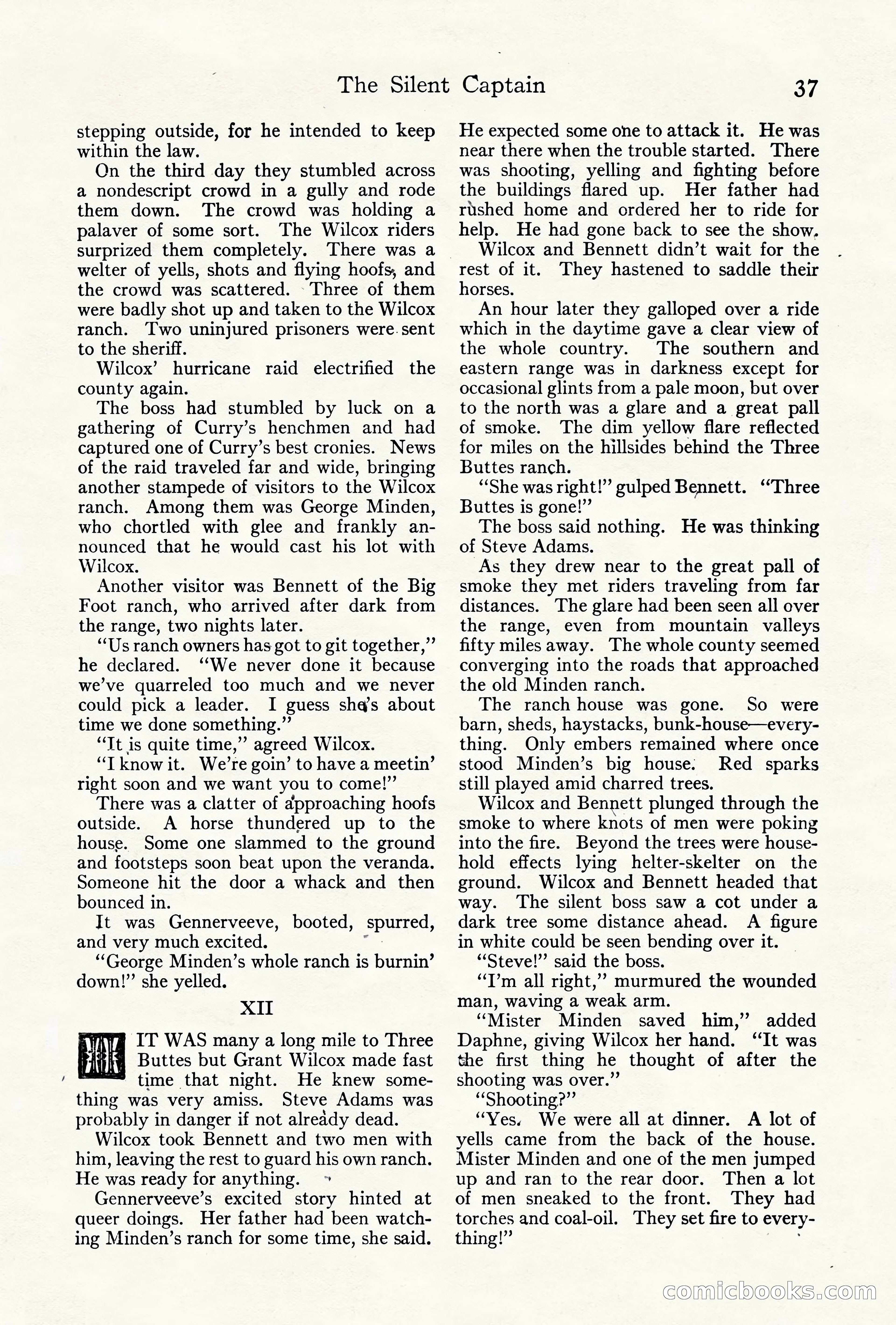 Adventure Magazine Cover, October 10, 1921 — page 47 of 204