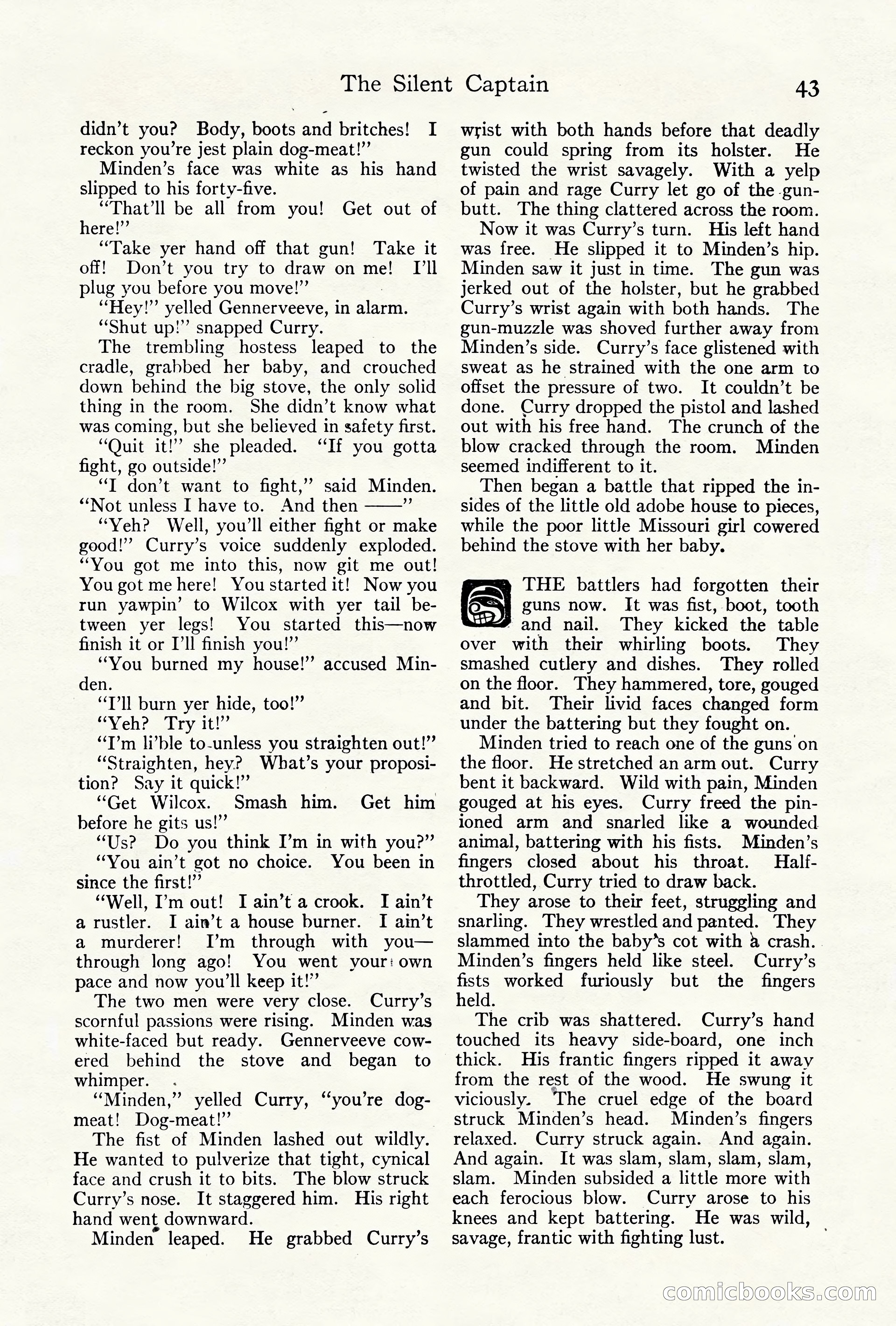 Adventure Magazine Cover, October 10, 1921 — page 53 of 204