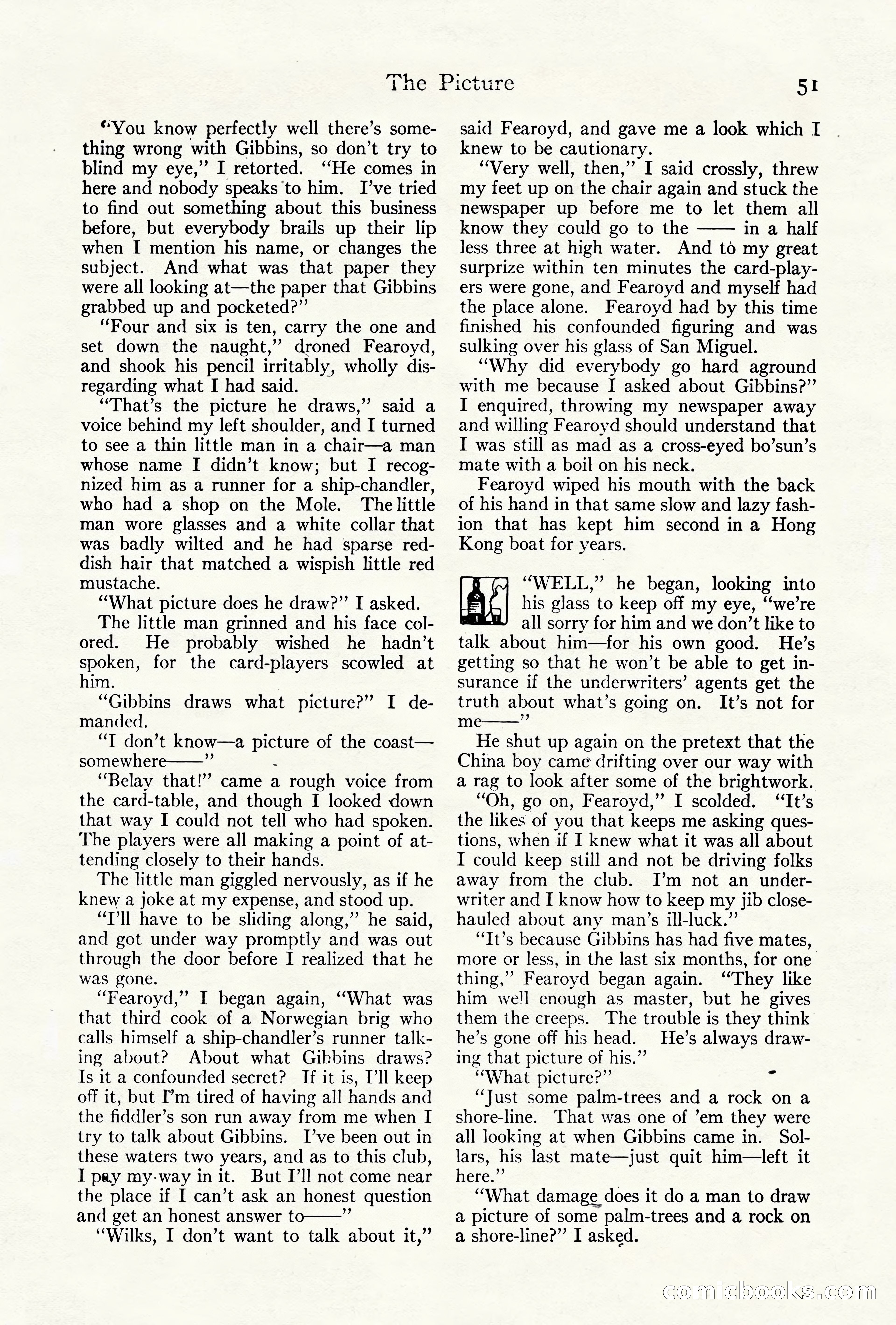 Adventure Magazine Cover, October 10, 1921 — page 61 of 204
