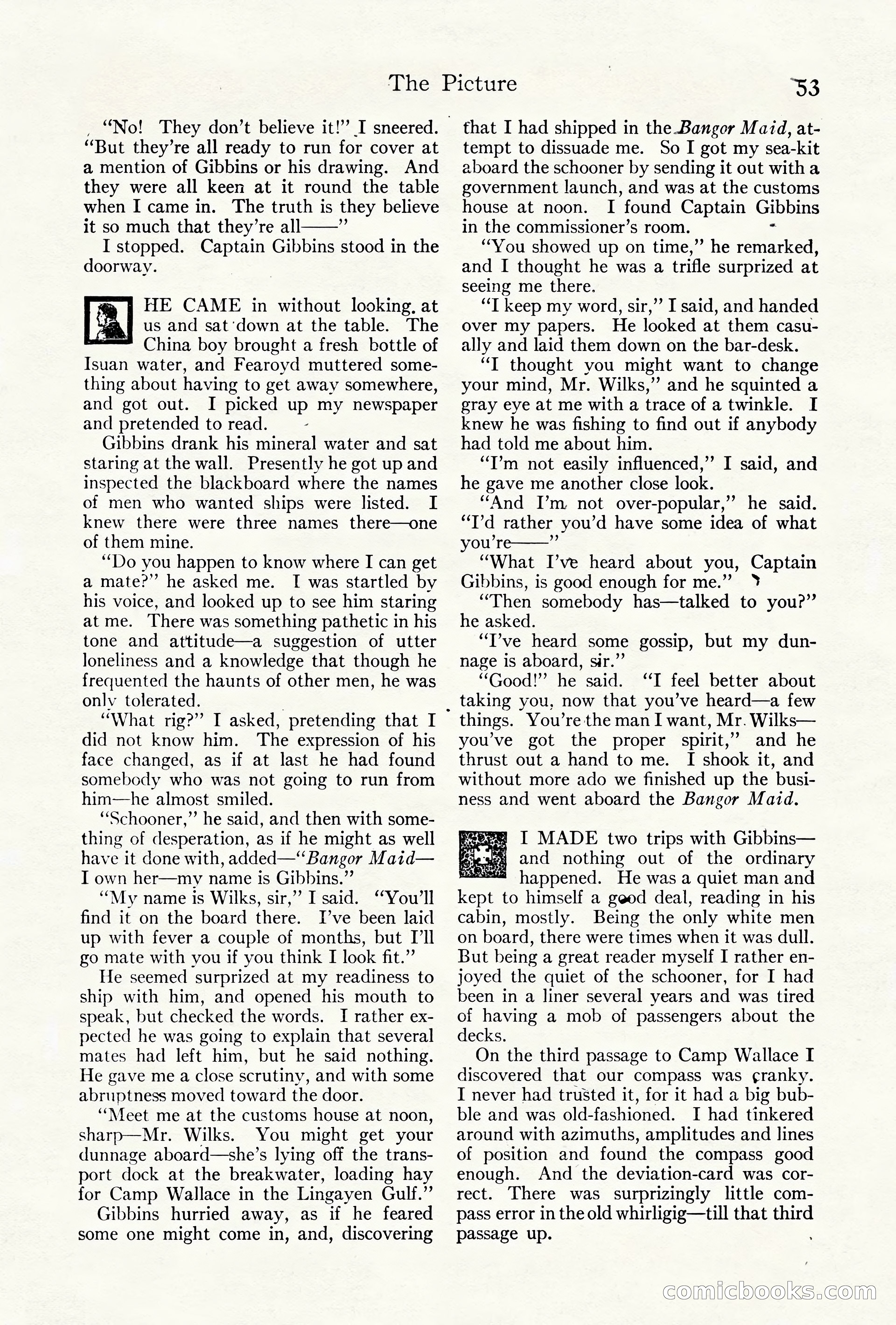 Adventure Magazine Cover, October 10, 1921 — page 63 of 204