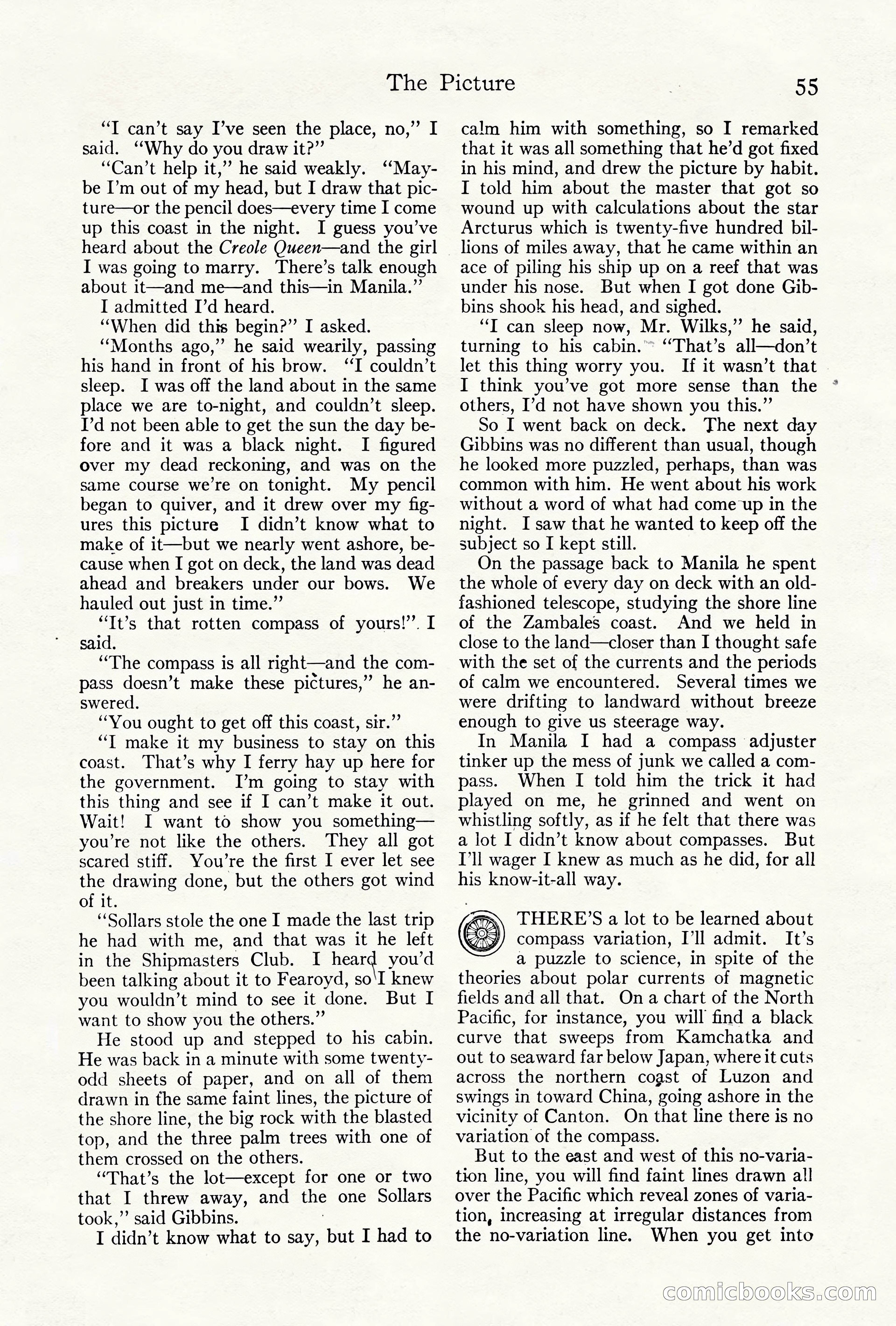 Adventure Magazine Cover, October 10, 1921 — page 65 of 204