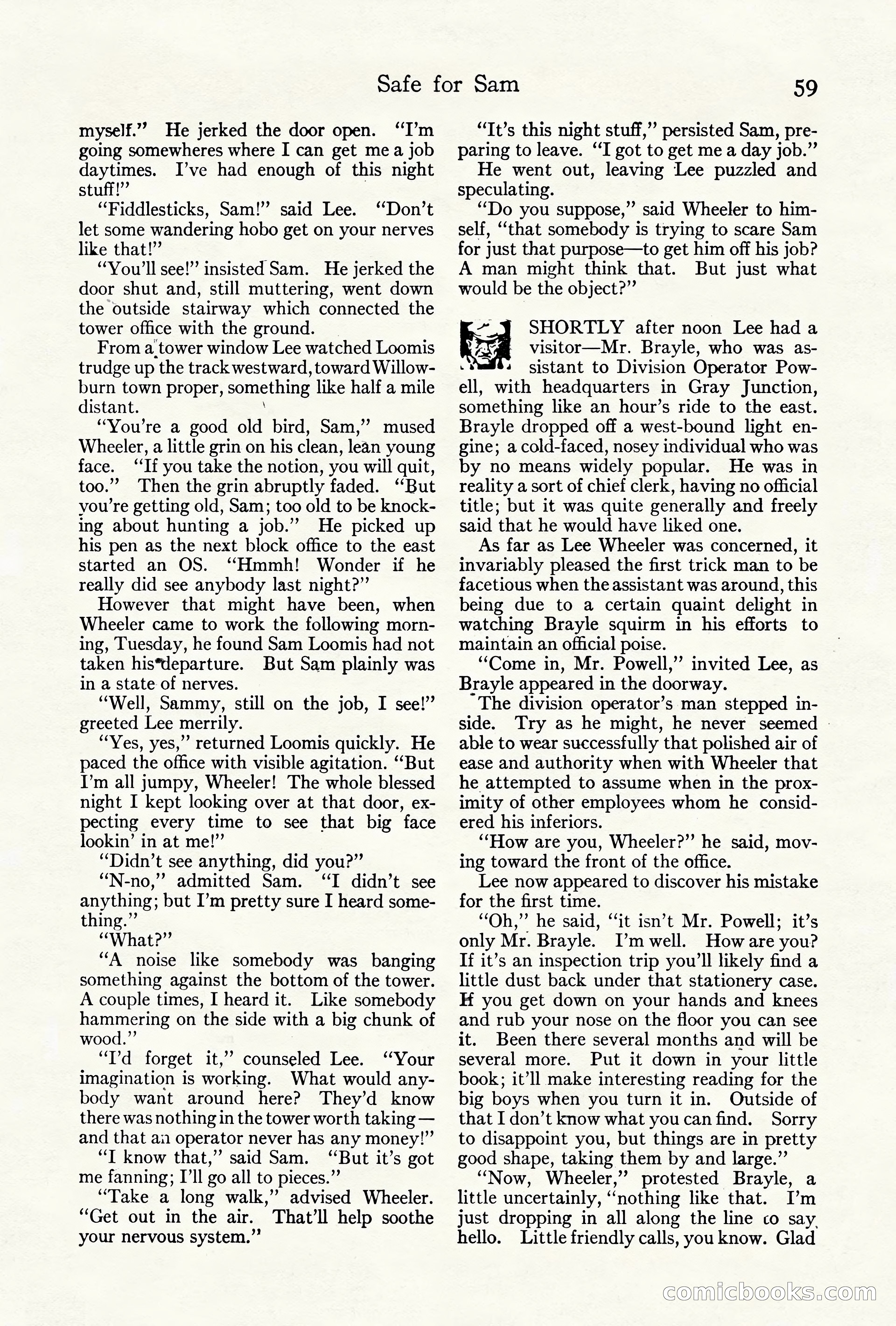 Adventure Magazine Cover, October 10, 1921 — page 69 of 204