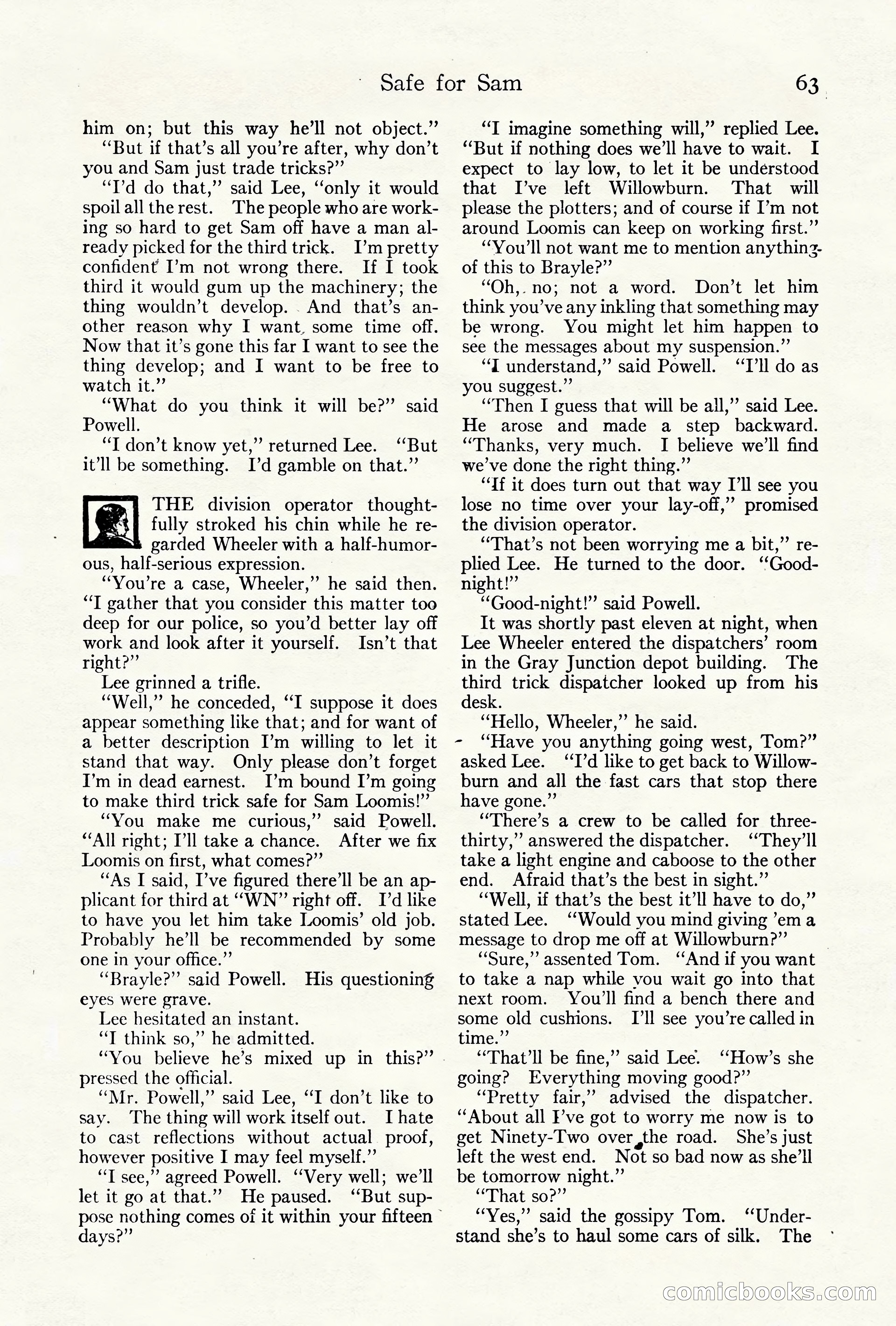 Adventure Magazine Cover, October 10, 1921 — page 73 of 204