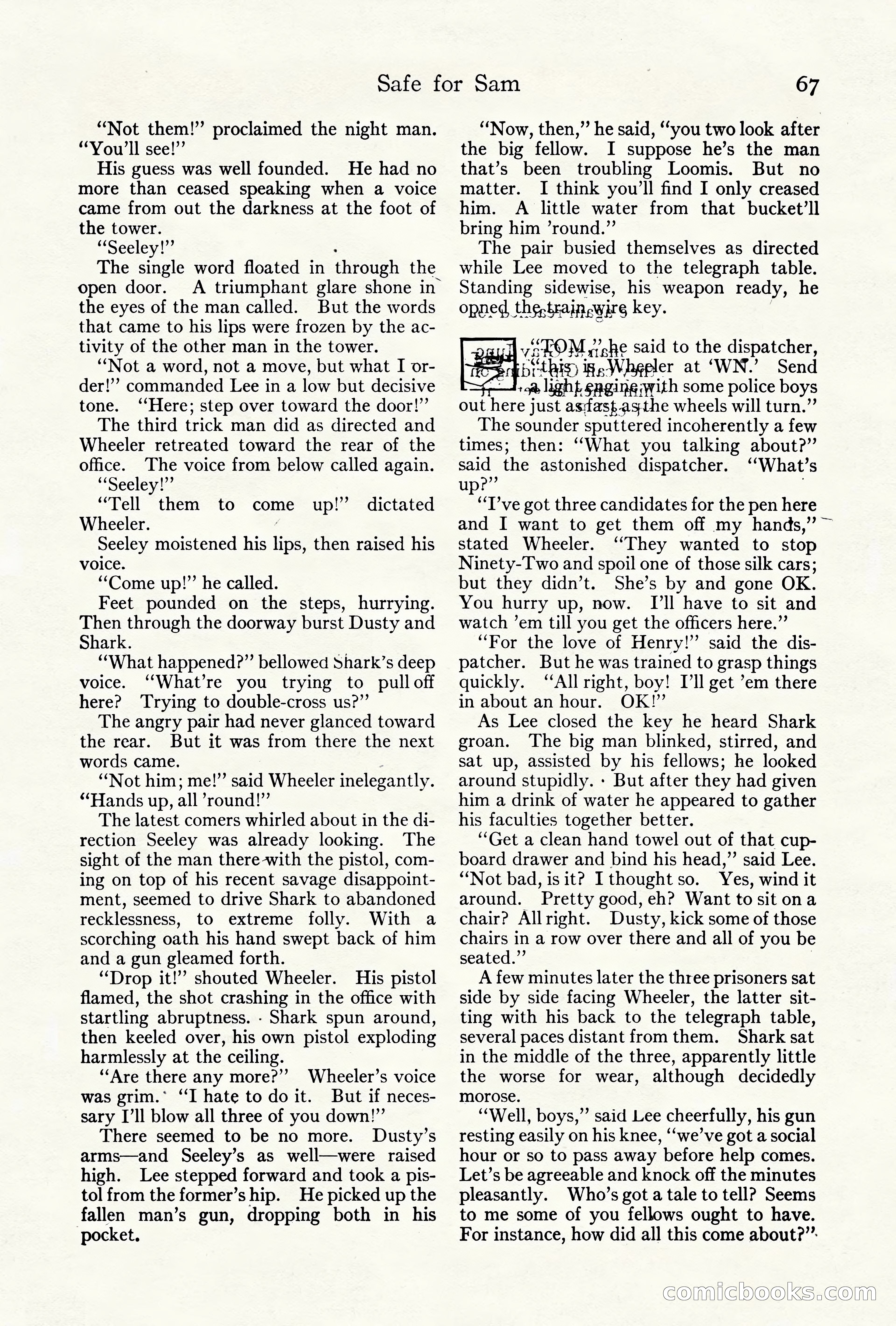 Adventure Magazine Cover, October 10, 1921 — page 77 of 204