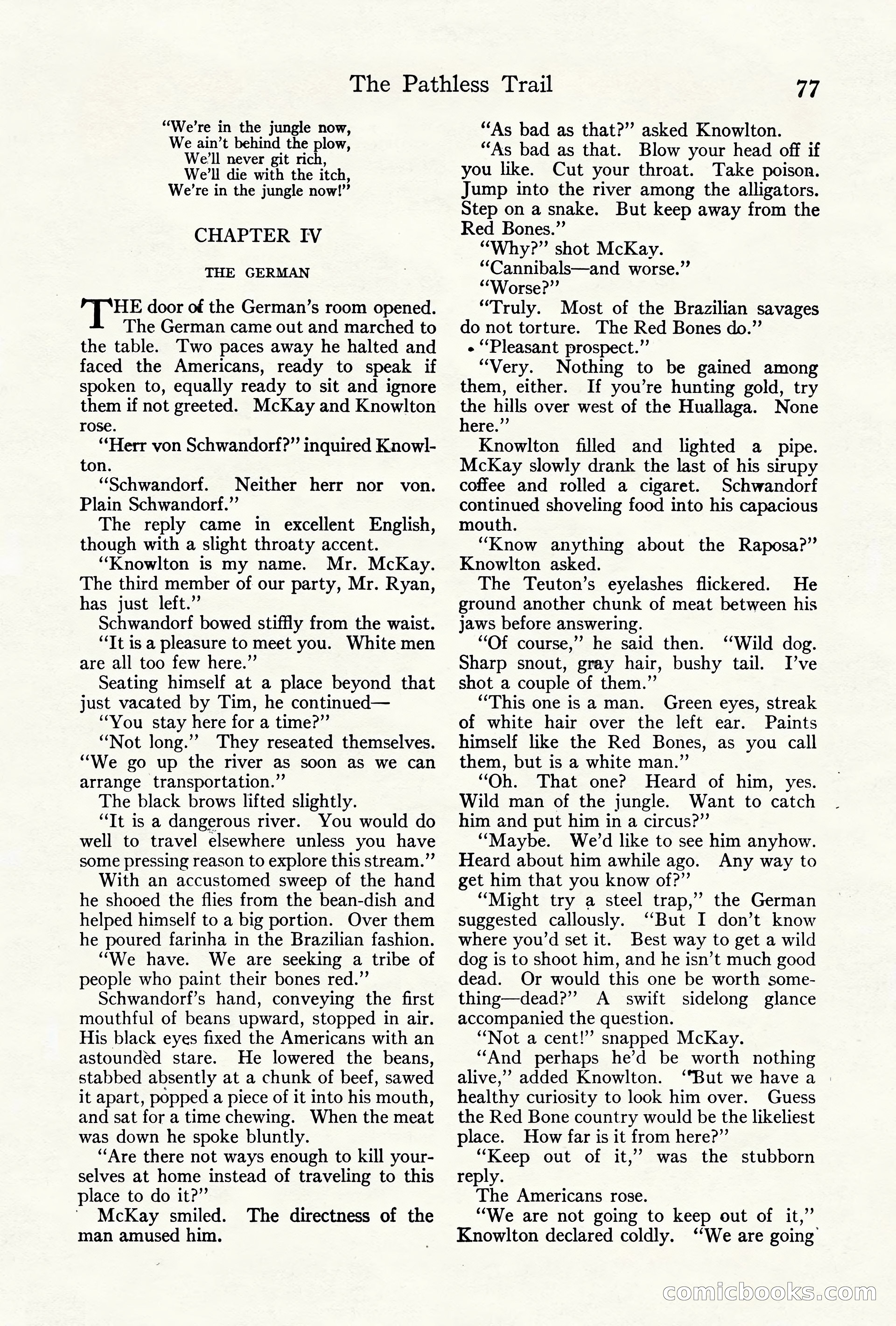 Adventure Magazine Cover, October 10, 1921 — page 87 of 204