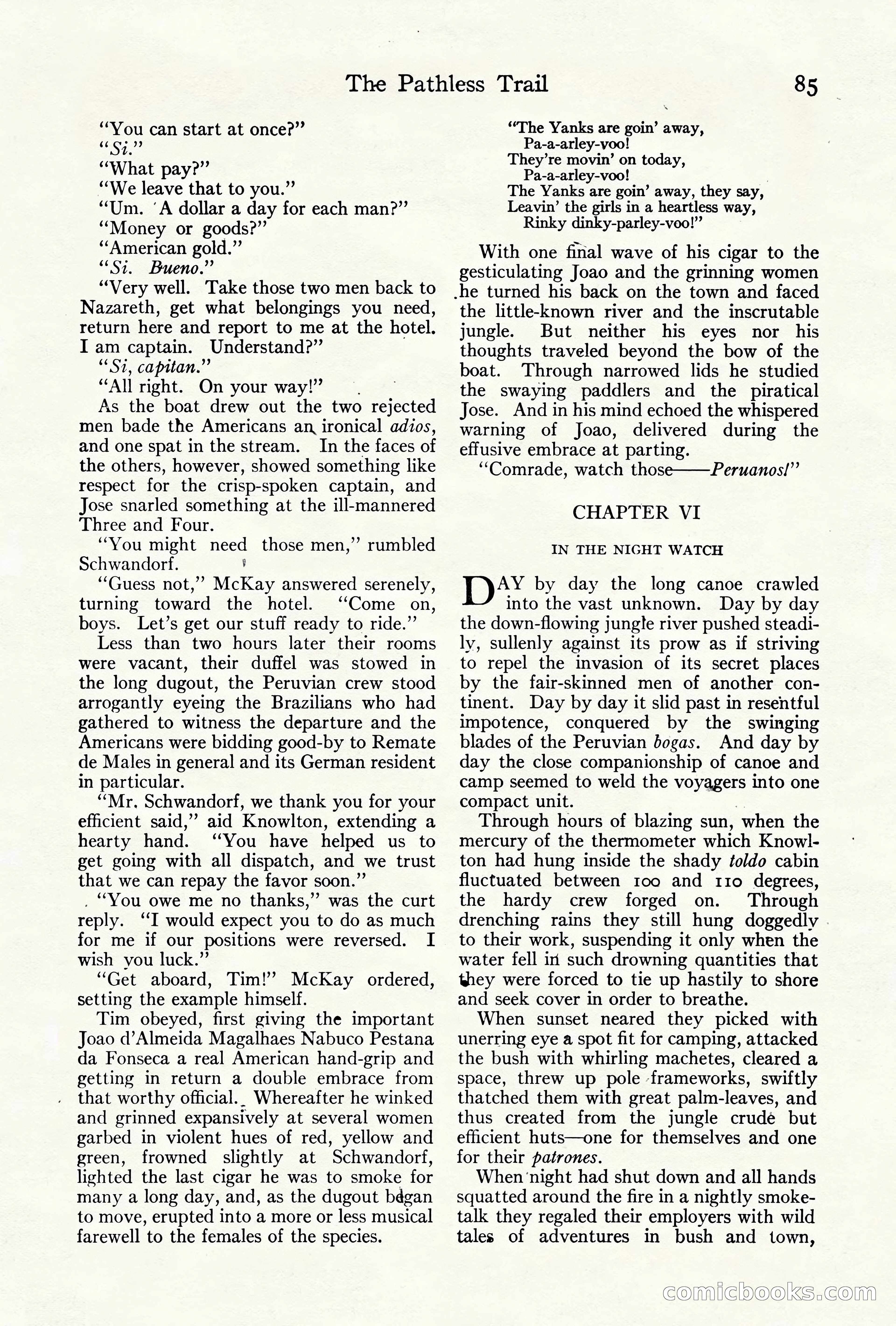 Adventure Magazine Cover, October 10, 1921 — page 95 of 204