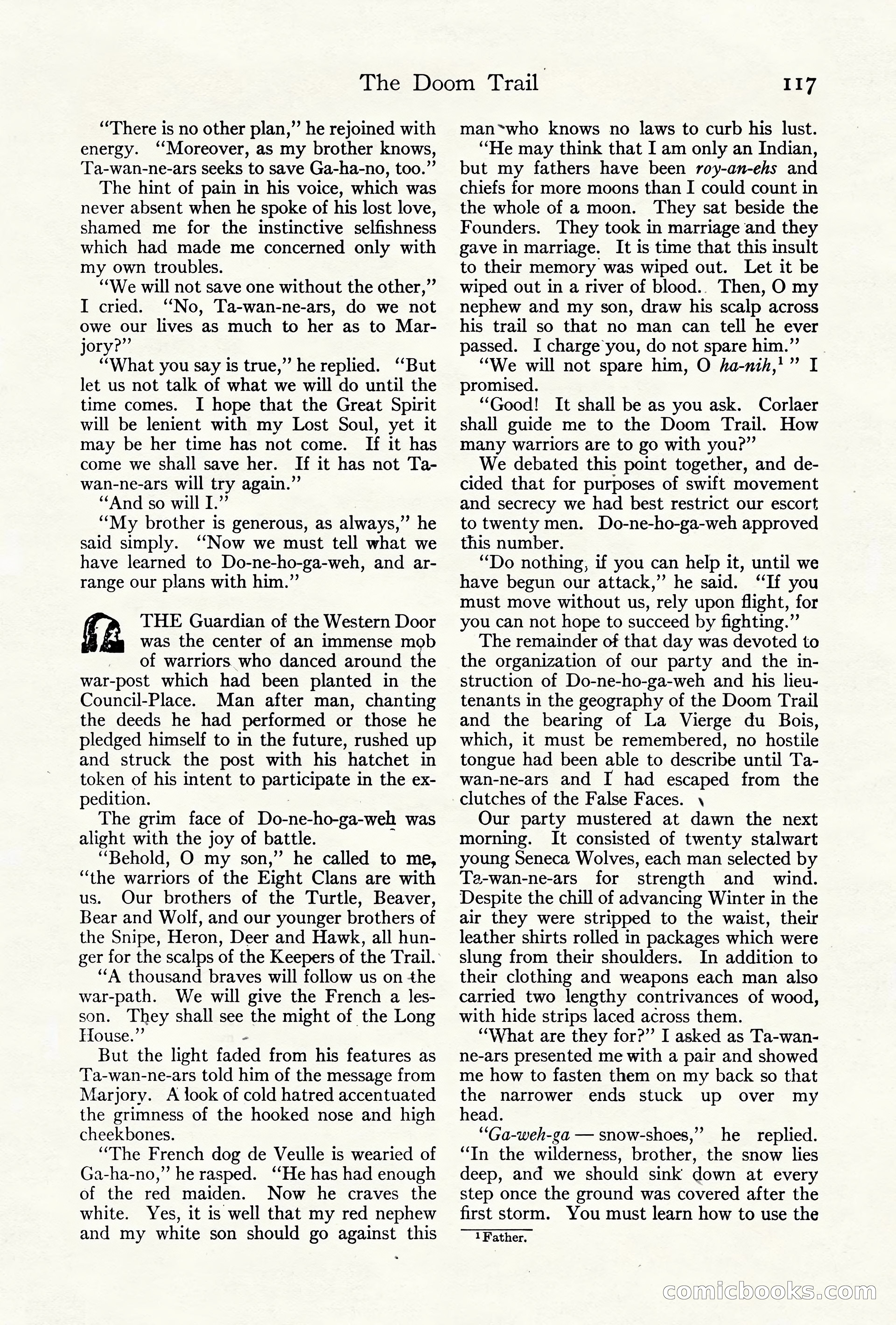 Adventure Magazine Cover, October 10, 1921 — page 127 of 204