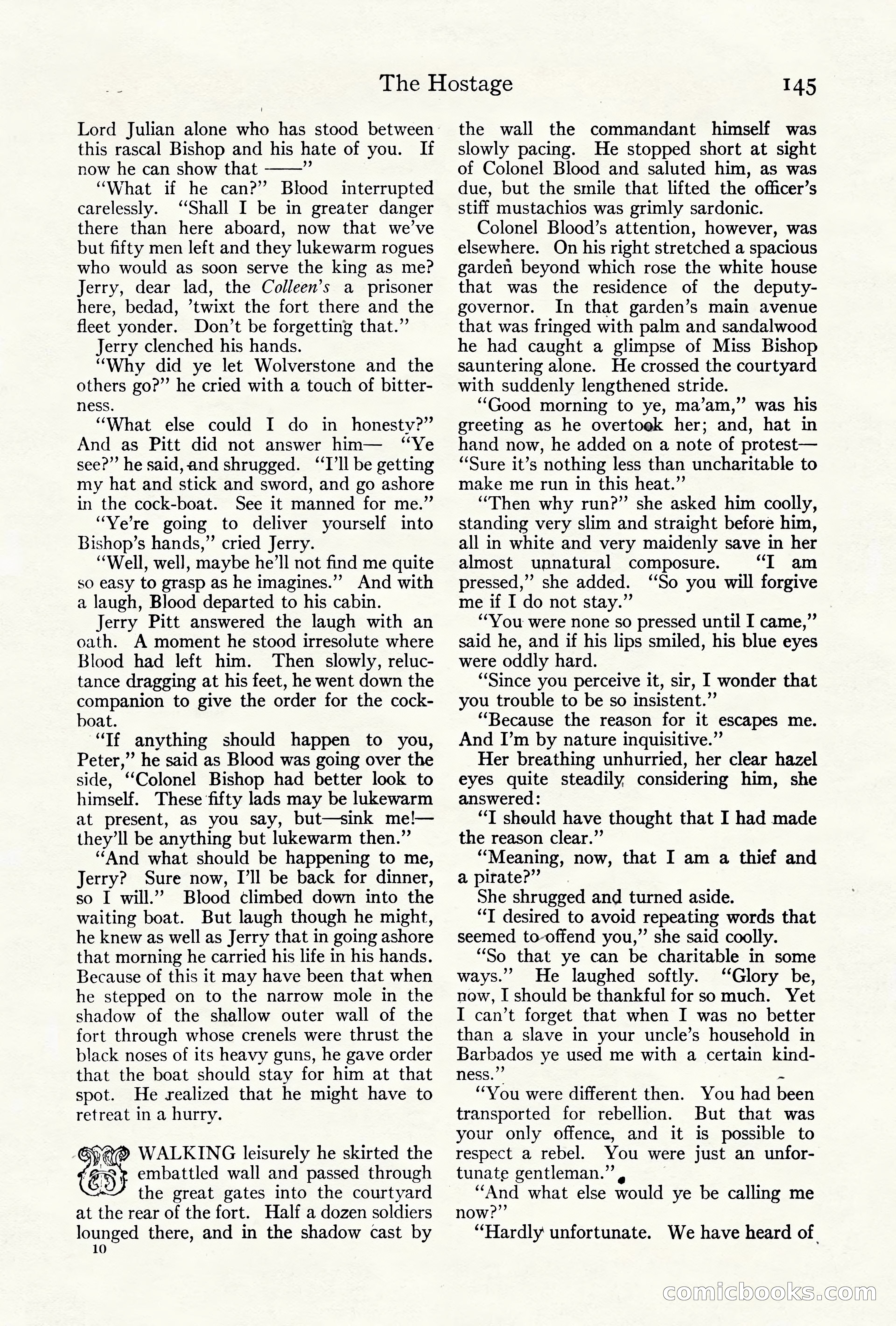 Adventure Magazine Cover, October 10, 1921 — page 155 of 204