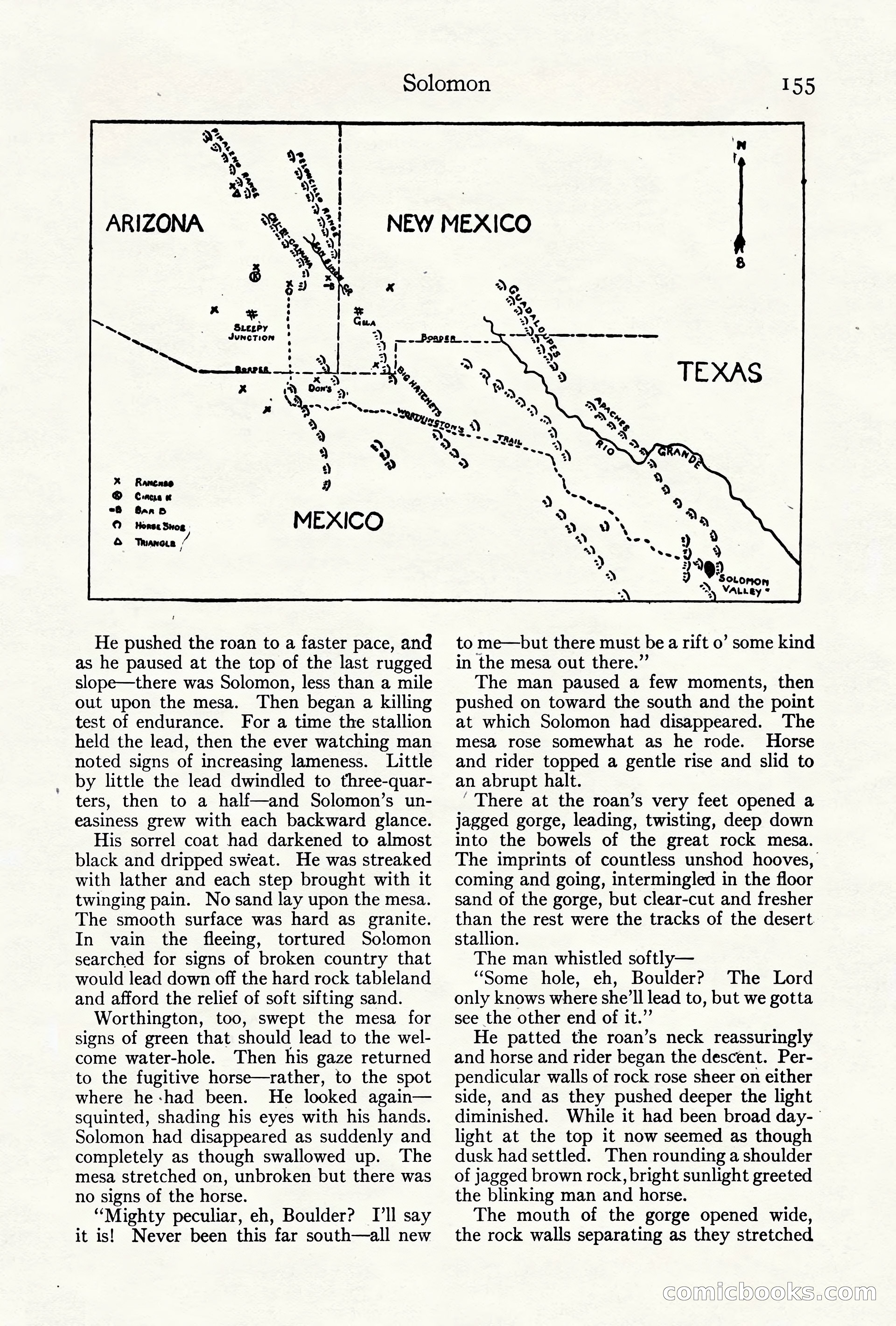 Adventure Magazine Cover, October 10, 1921 — page 165 of 204