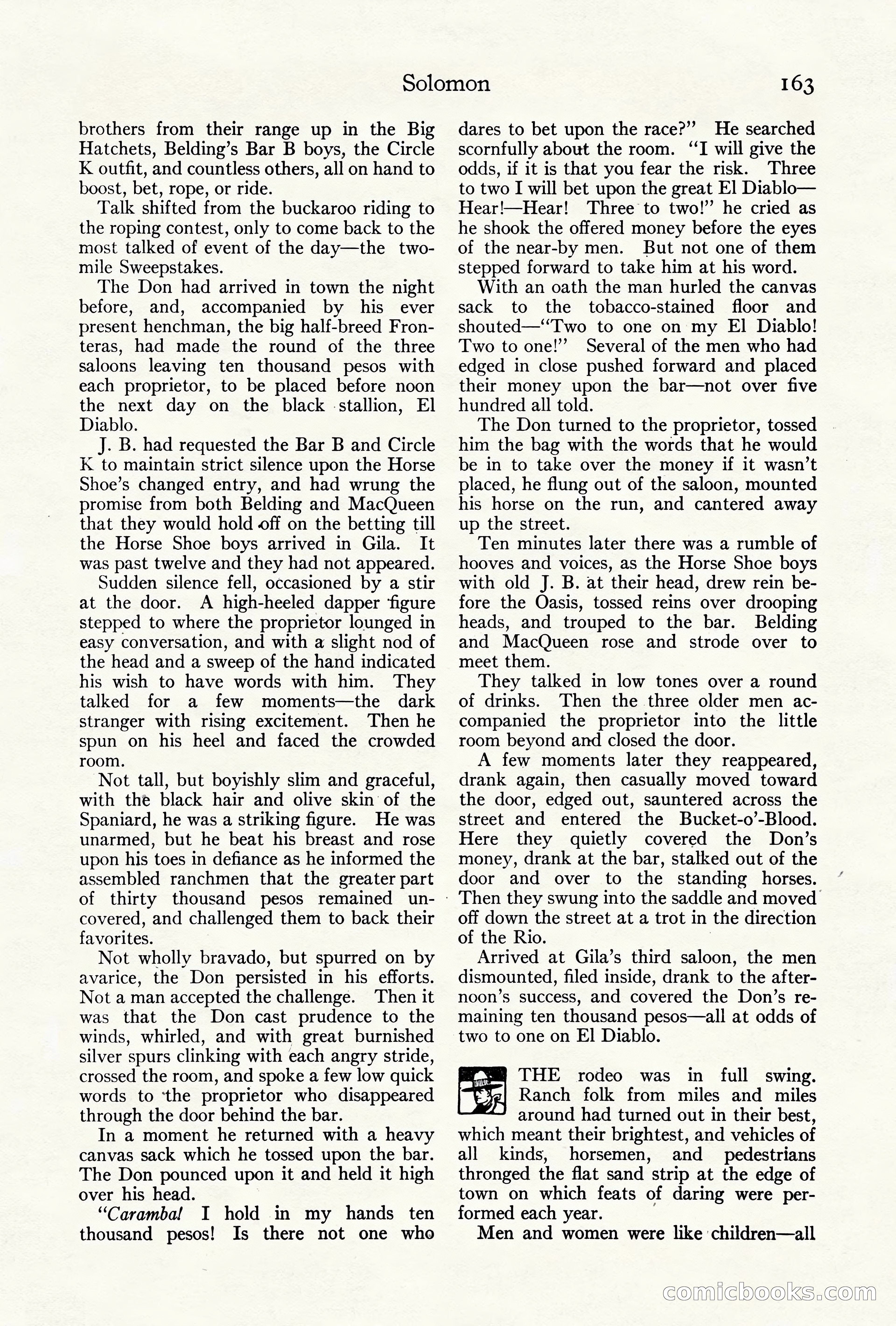 Adventure Magazine Cover, October 10, 1921 — page 173 of 204