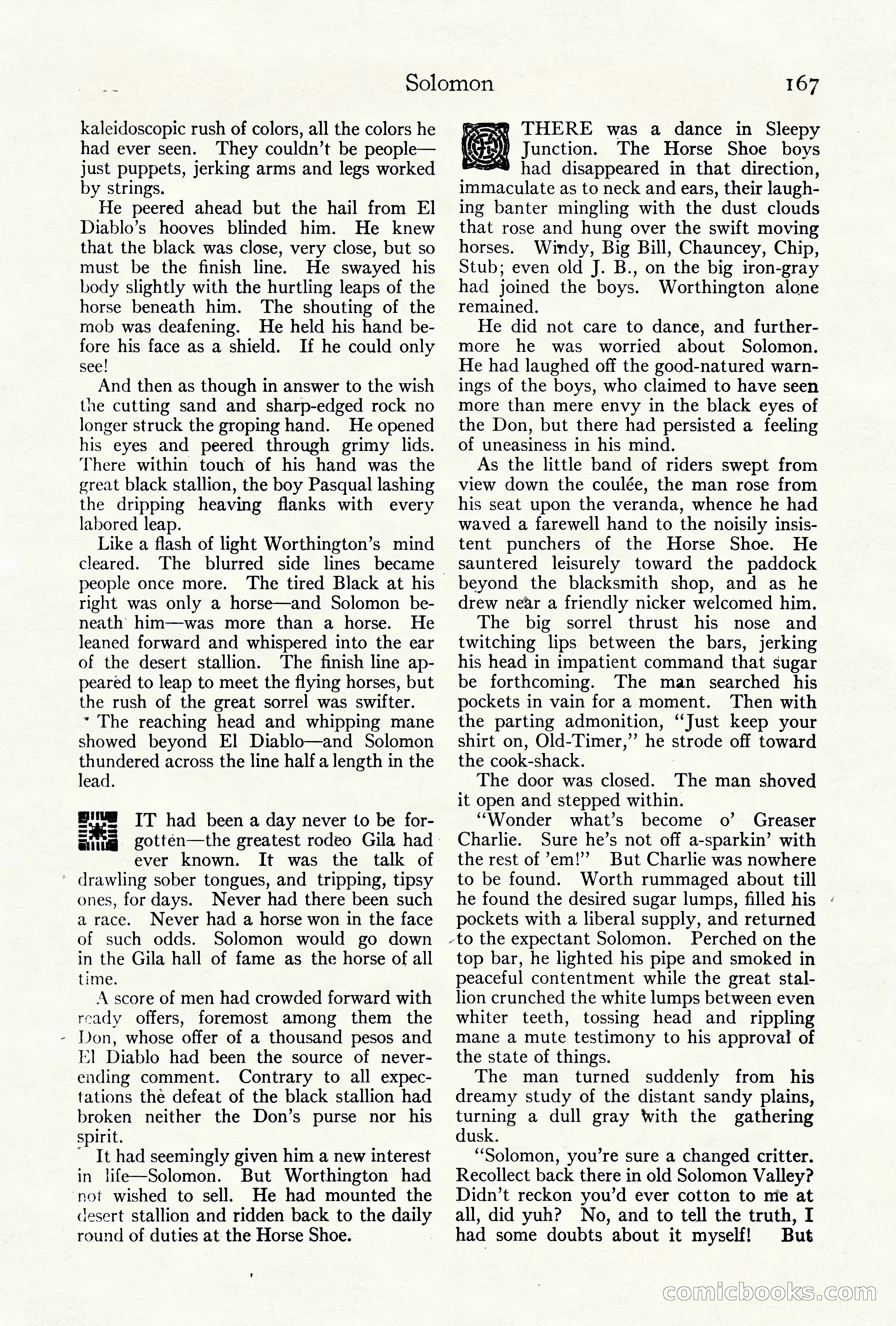 Adventure Magazine Cover, October 10, 1921 — page 177 of 204