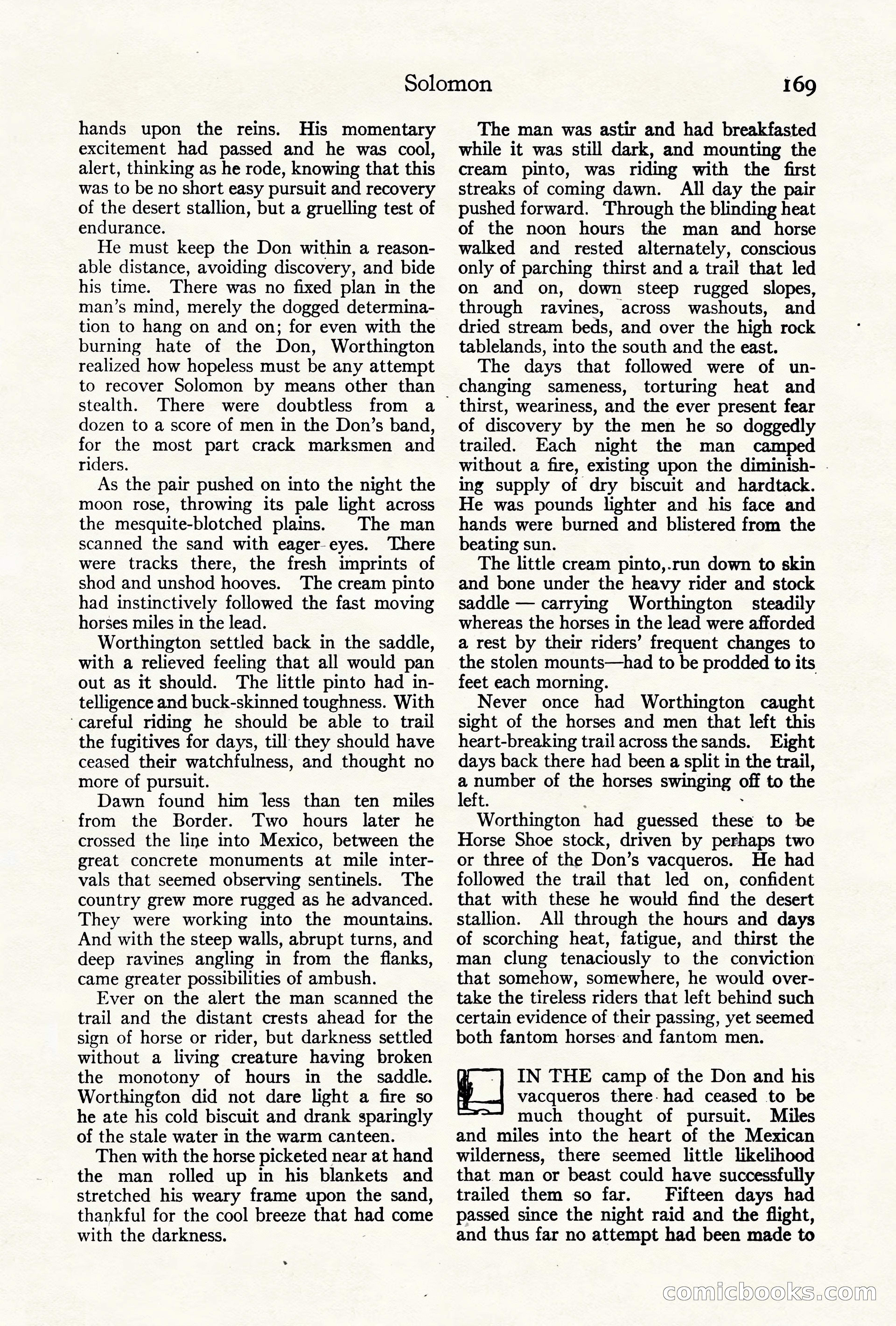 Adventure Magazine Cover, October 10, 1921 — page 179 of 204