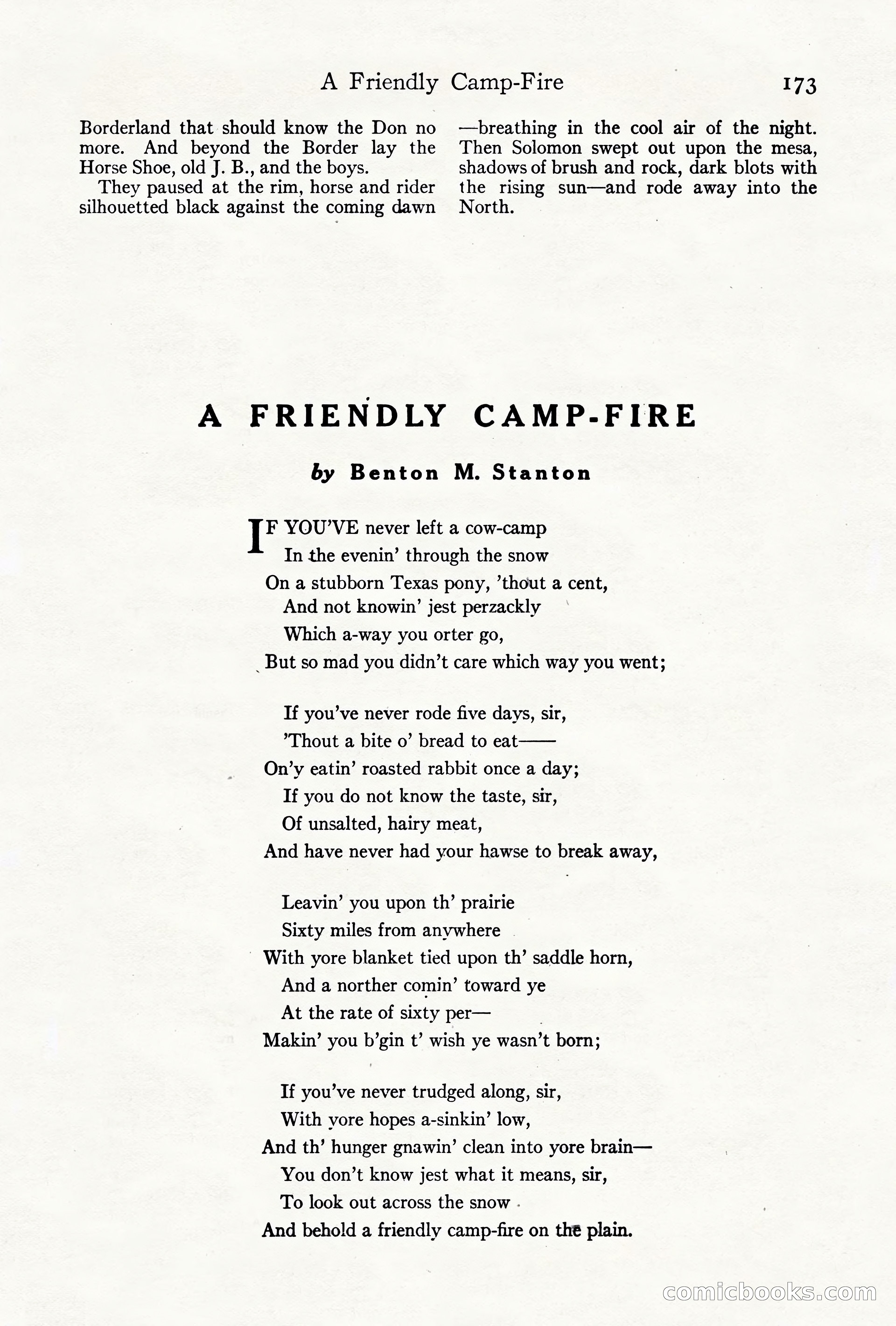 Adventure Magazine Cover, October 10, 1921 — page 183 of 204