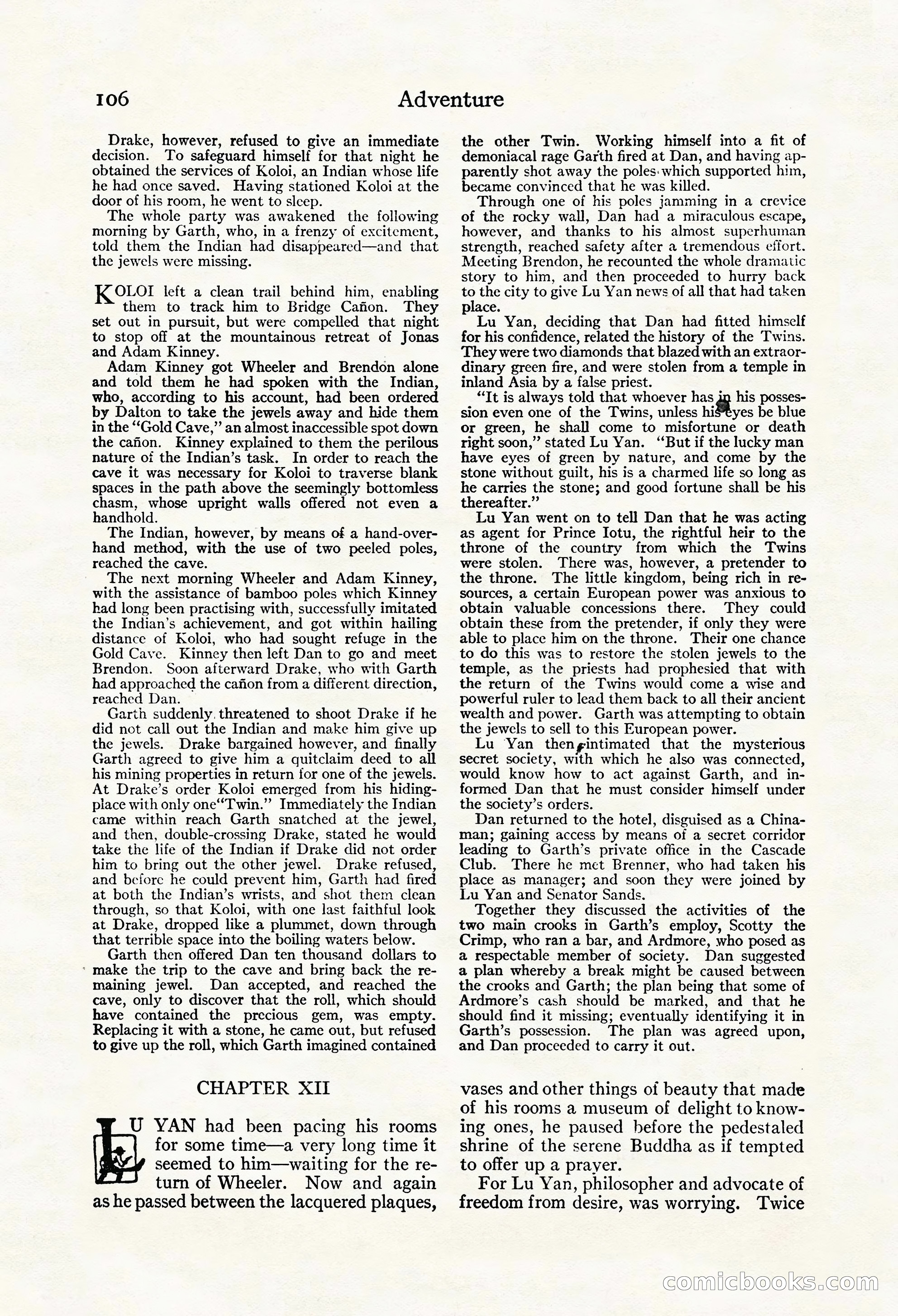 Adventure Magazine Cover — page 116 of 204