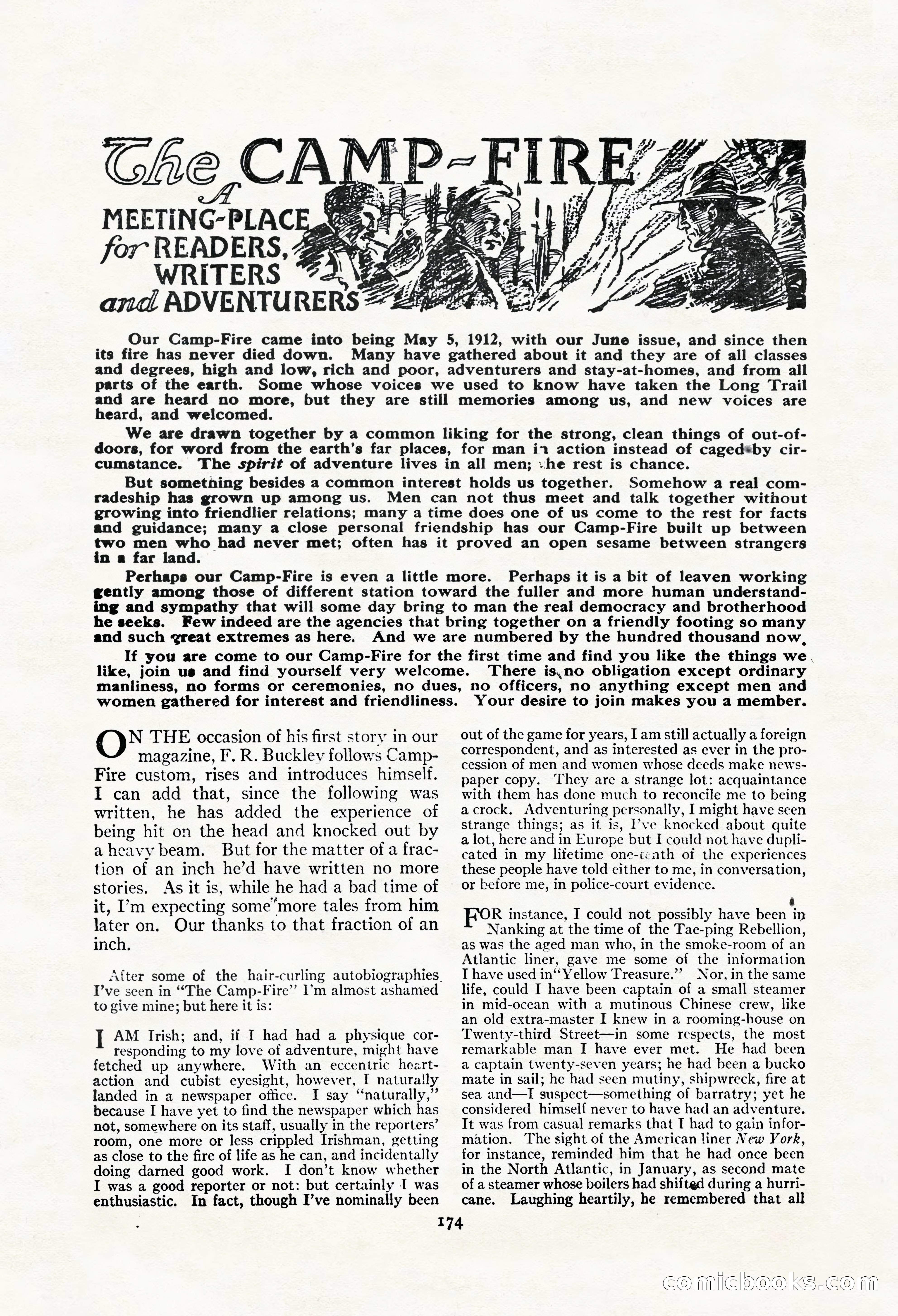Adventure Magazine Cover — page 184 of 204