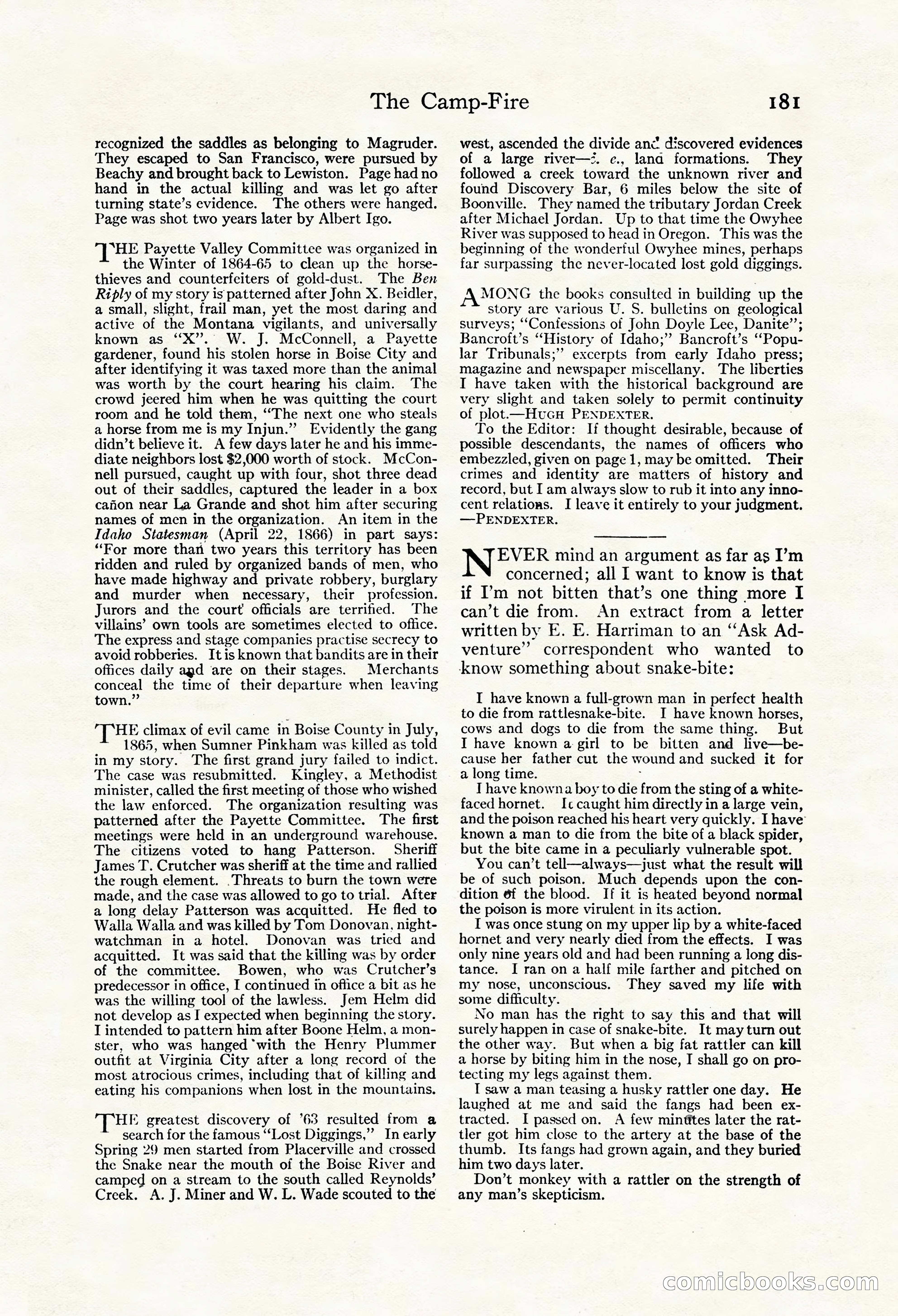 Adventure Magazine Cover — page 191 of 204