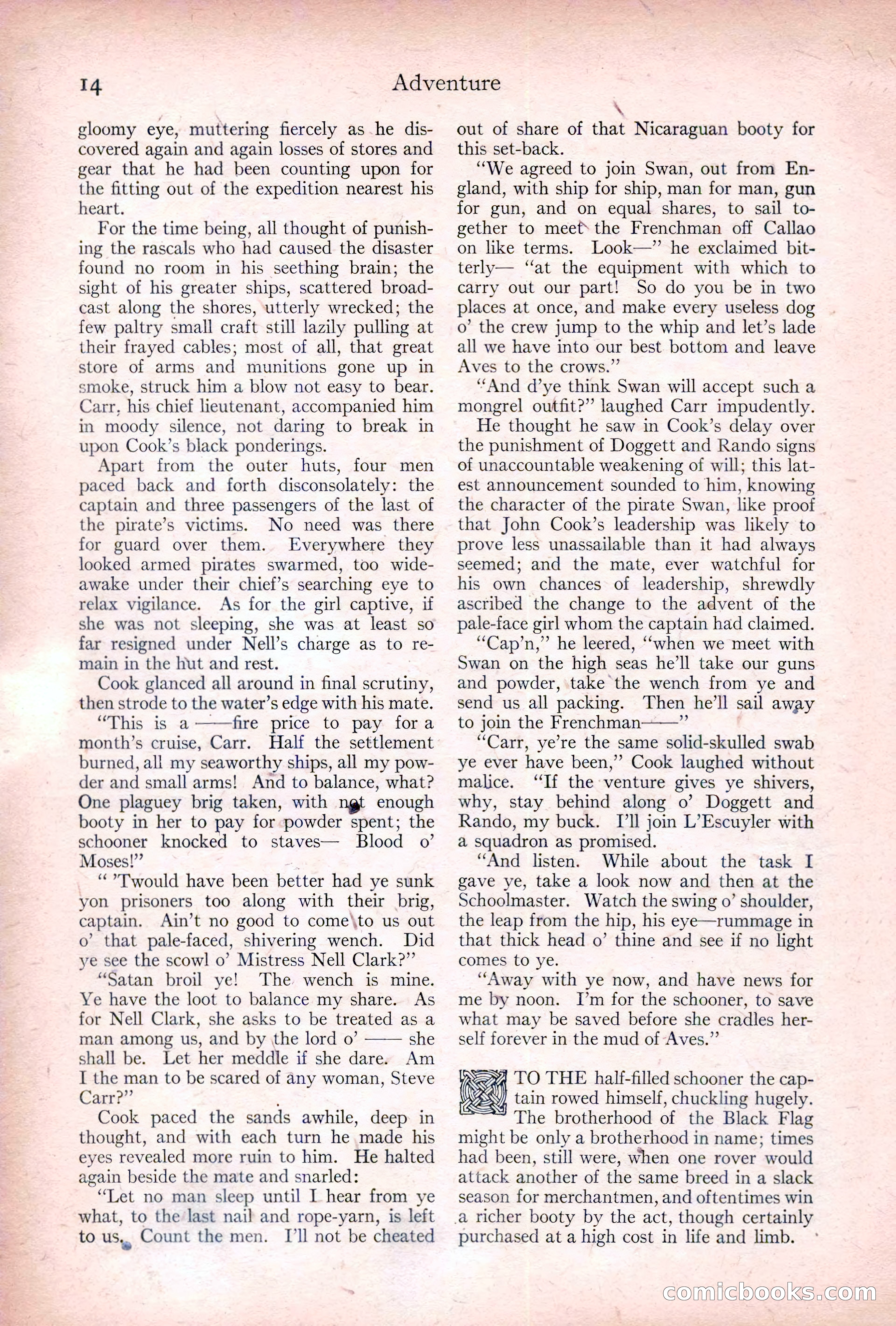Adventure, January 20, 1922 — page 16 of 196